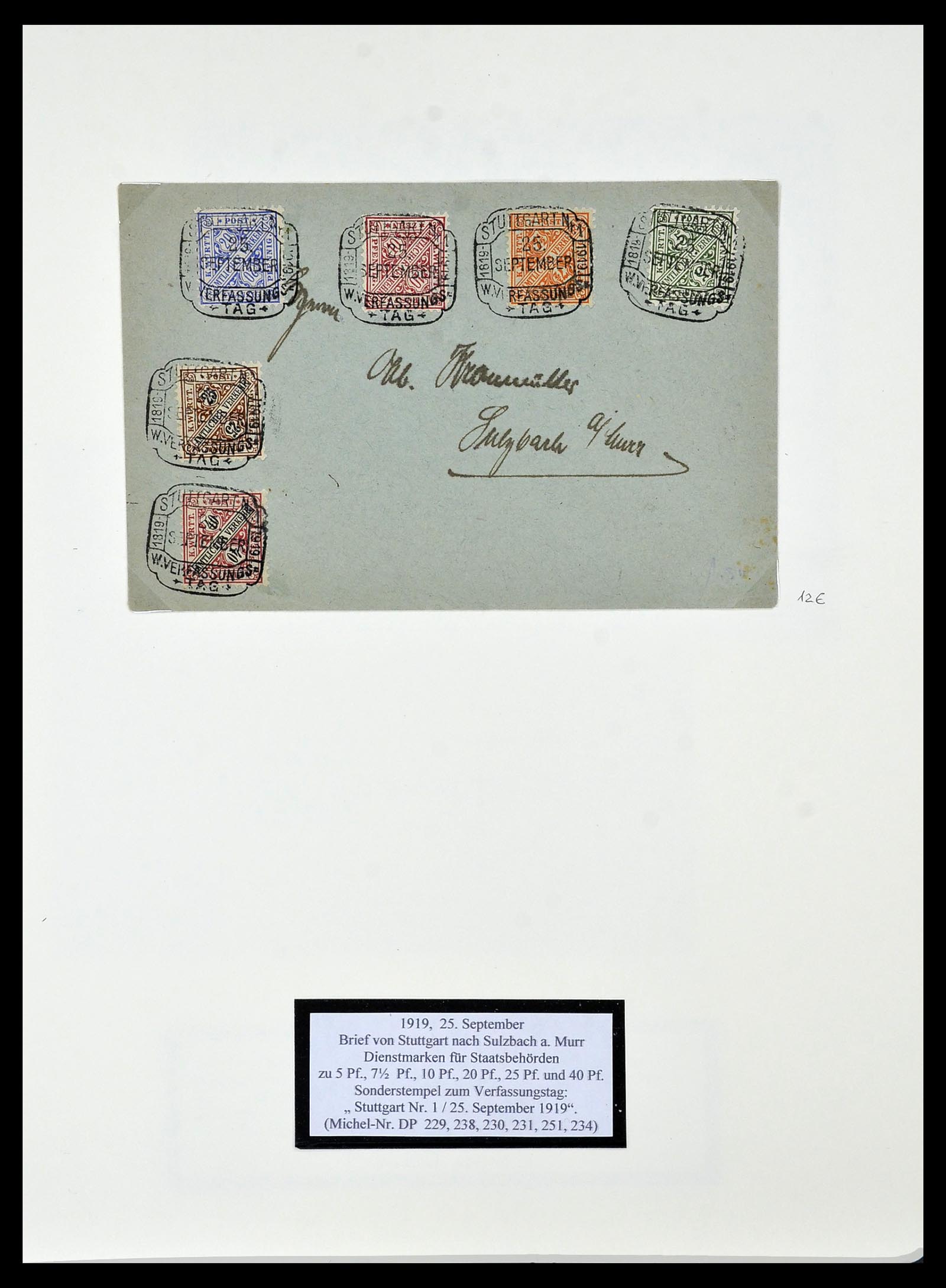 34159 083 - Postzegelverzameling 34159 Oud Duitse Staten 1860-1920.