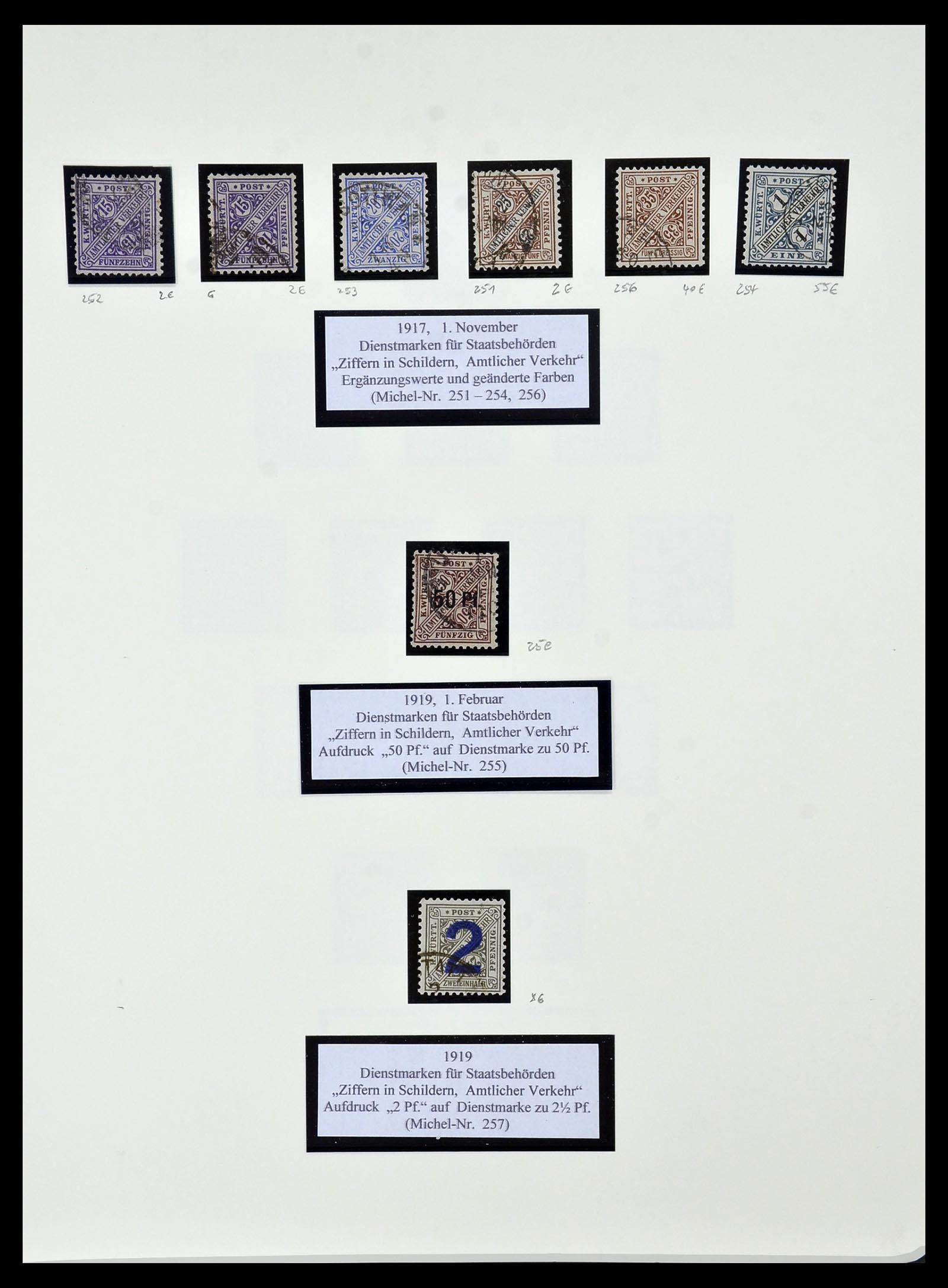 34159 086 - Postzegelverzameling 34159 Oud Duitse Staten 1860-1920.