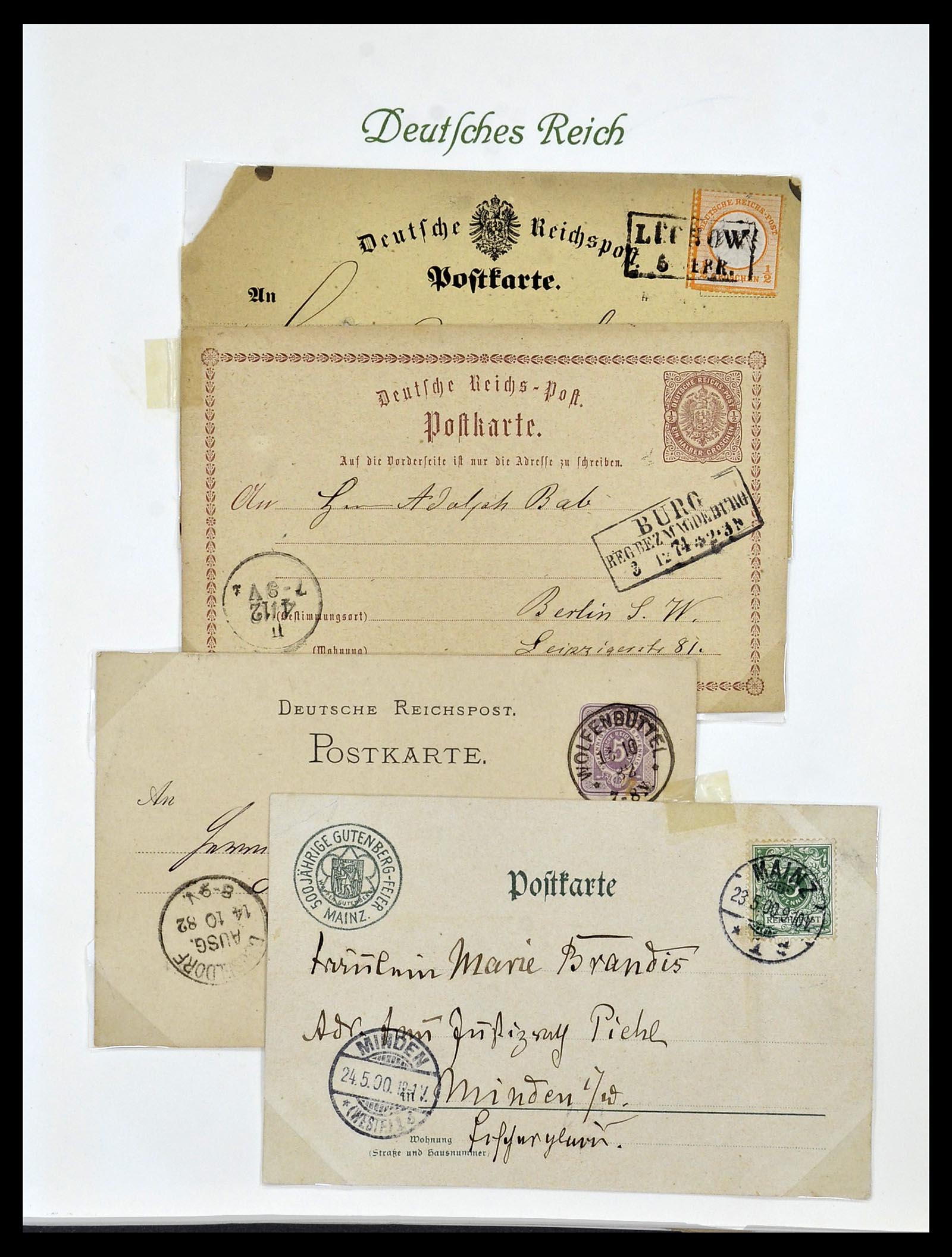 34160 003 - Stamp collection 34160 German Reich 1872-1931.