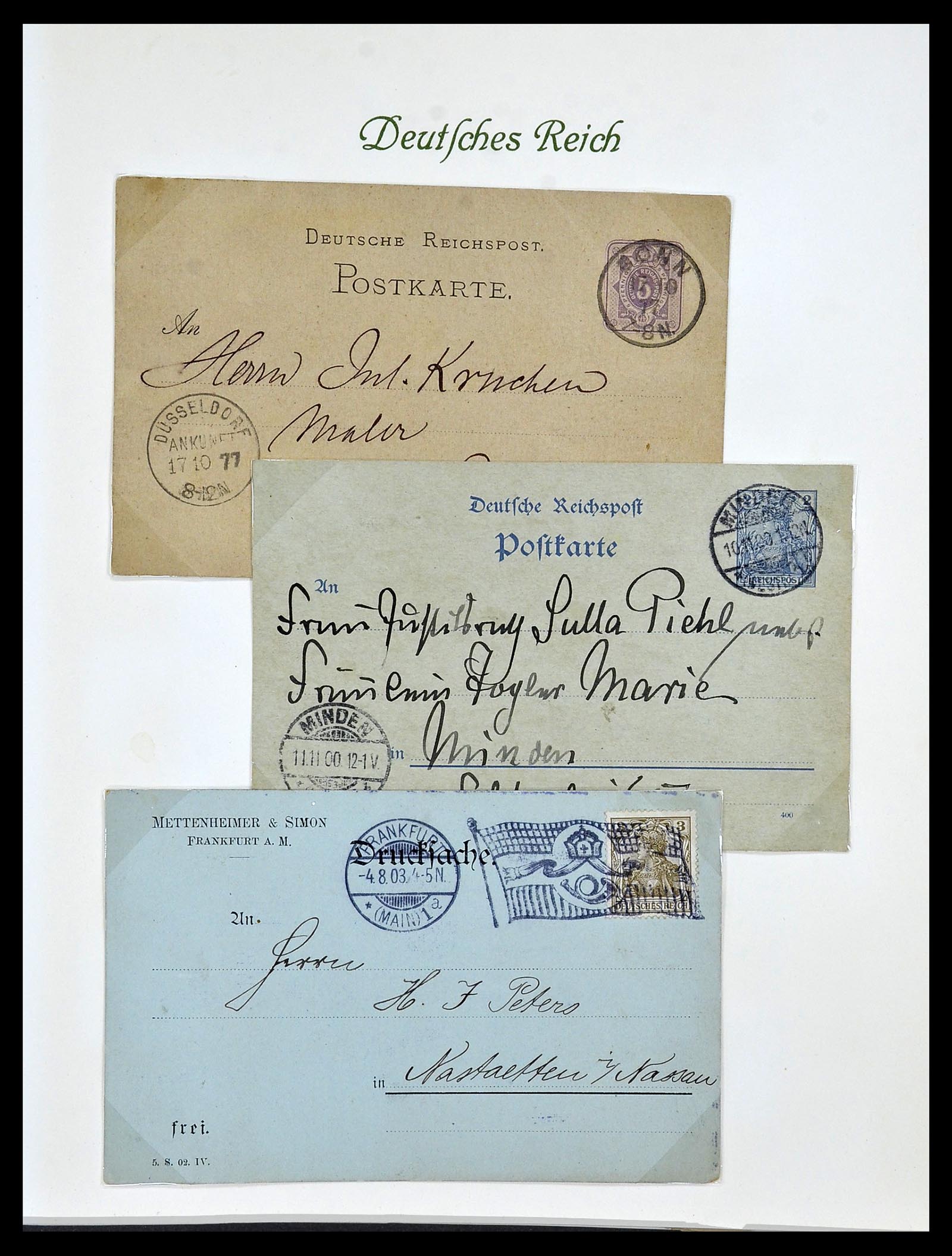 34160 004 - Postzegelverzameling 34160 Duitse Rijk 1872-1931.