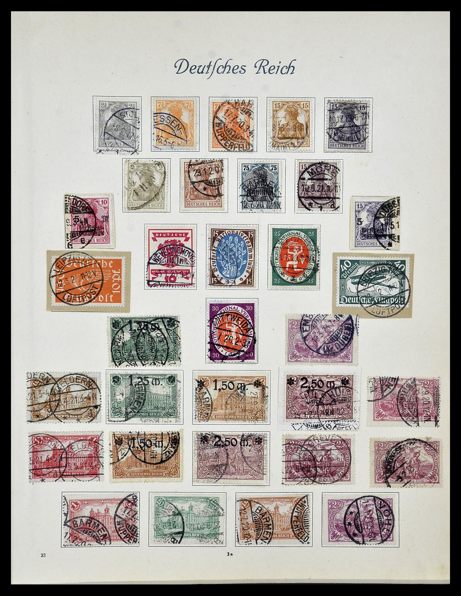 34160 011 - Postzegelverzameling 34160 Duitse Rijk 1872-1931.