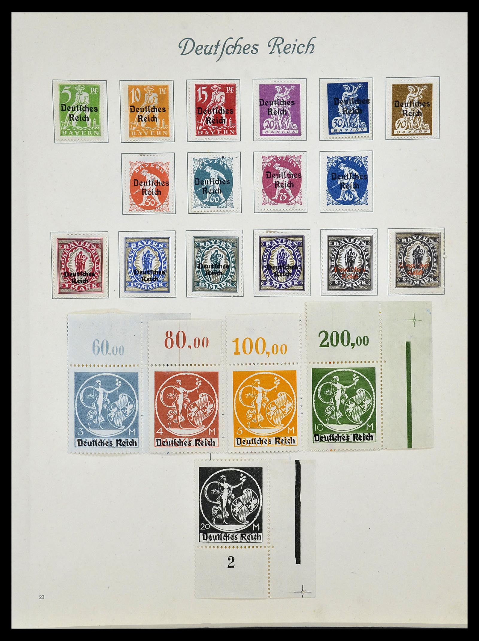 34160 012 - Stamp collection 34160 German Reich 1872-1931.