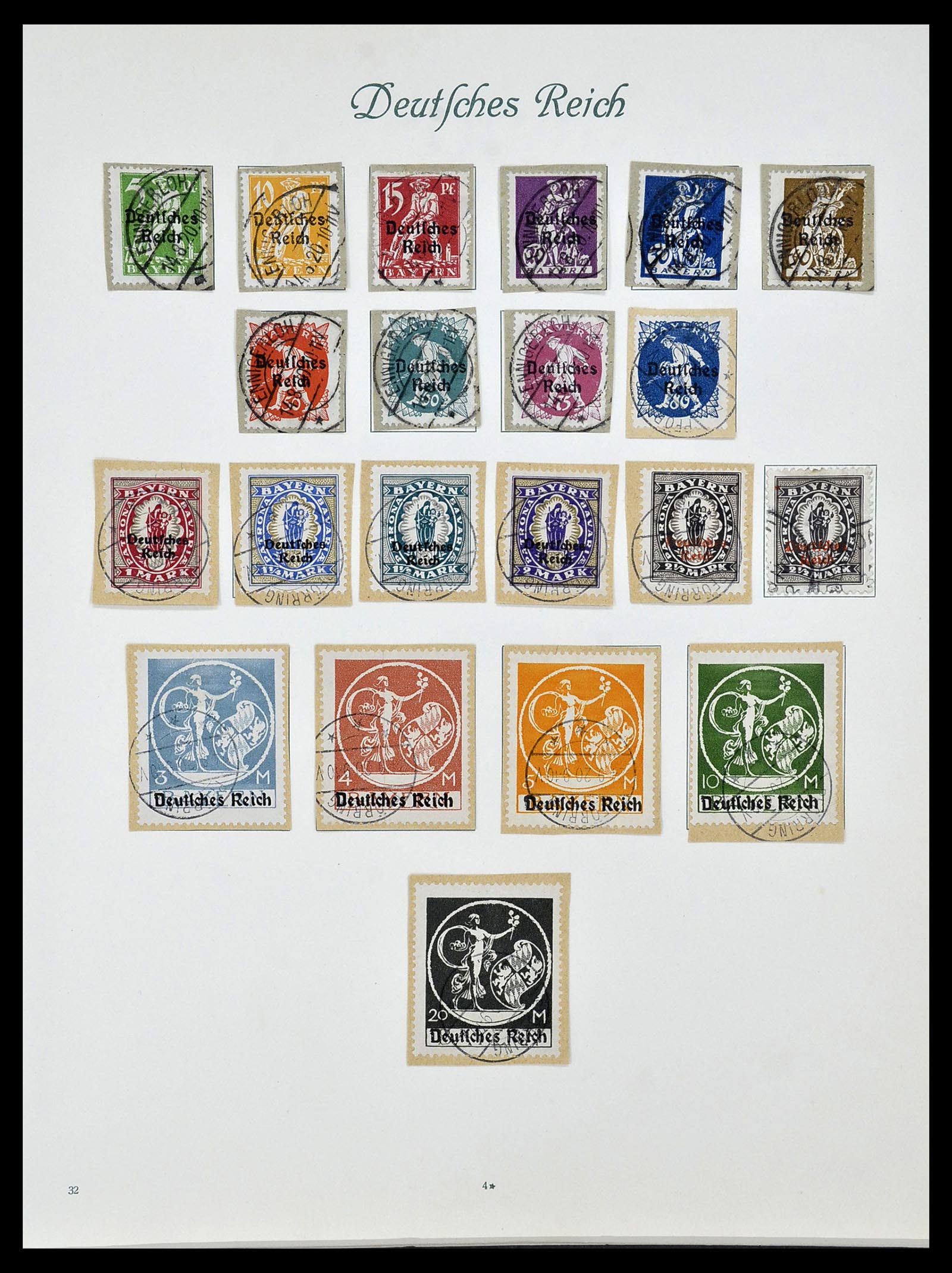 34160 013 - Postzegelverzameling 34160 Duitse Rijk 1872-1931.