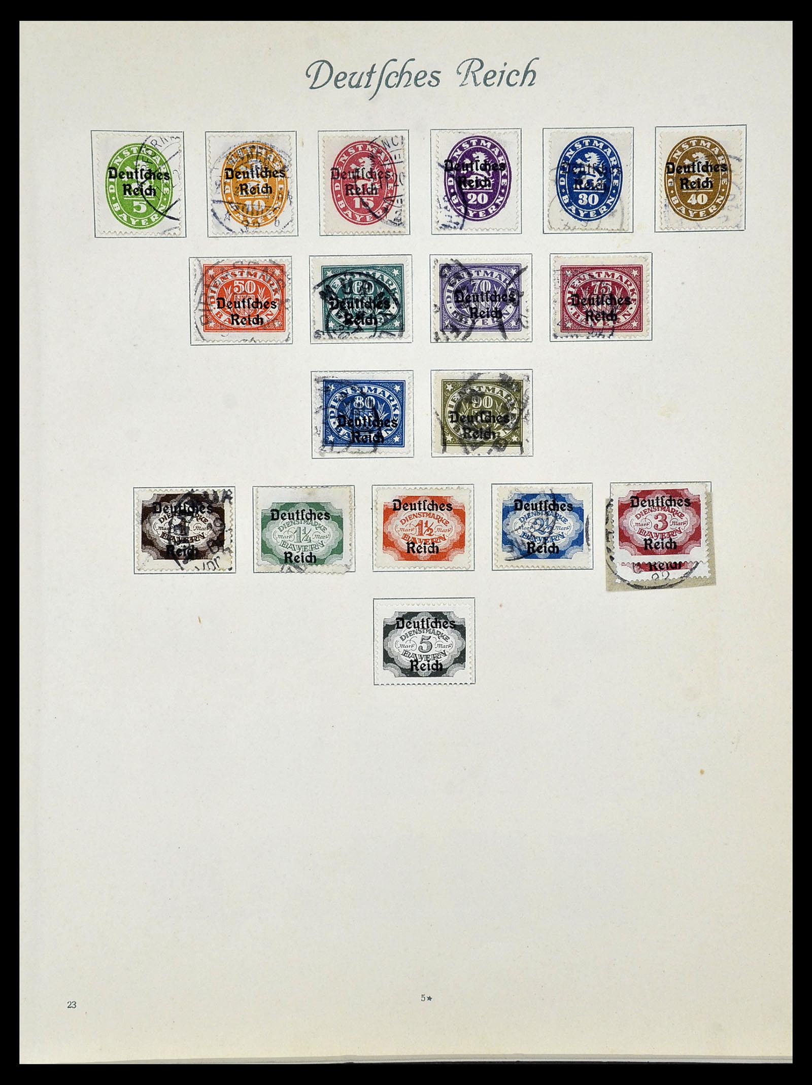 34160 014 - Stamp collection 34160 German Reich 1872-1931.
