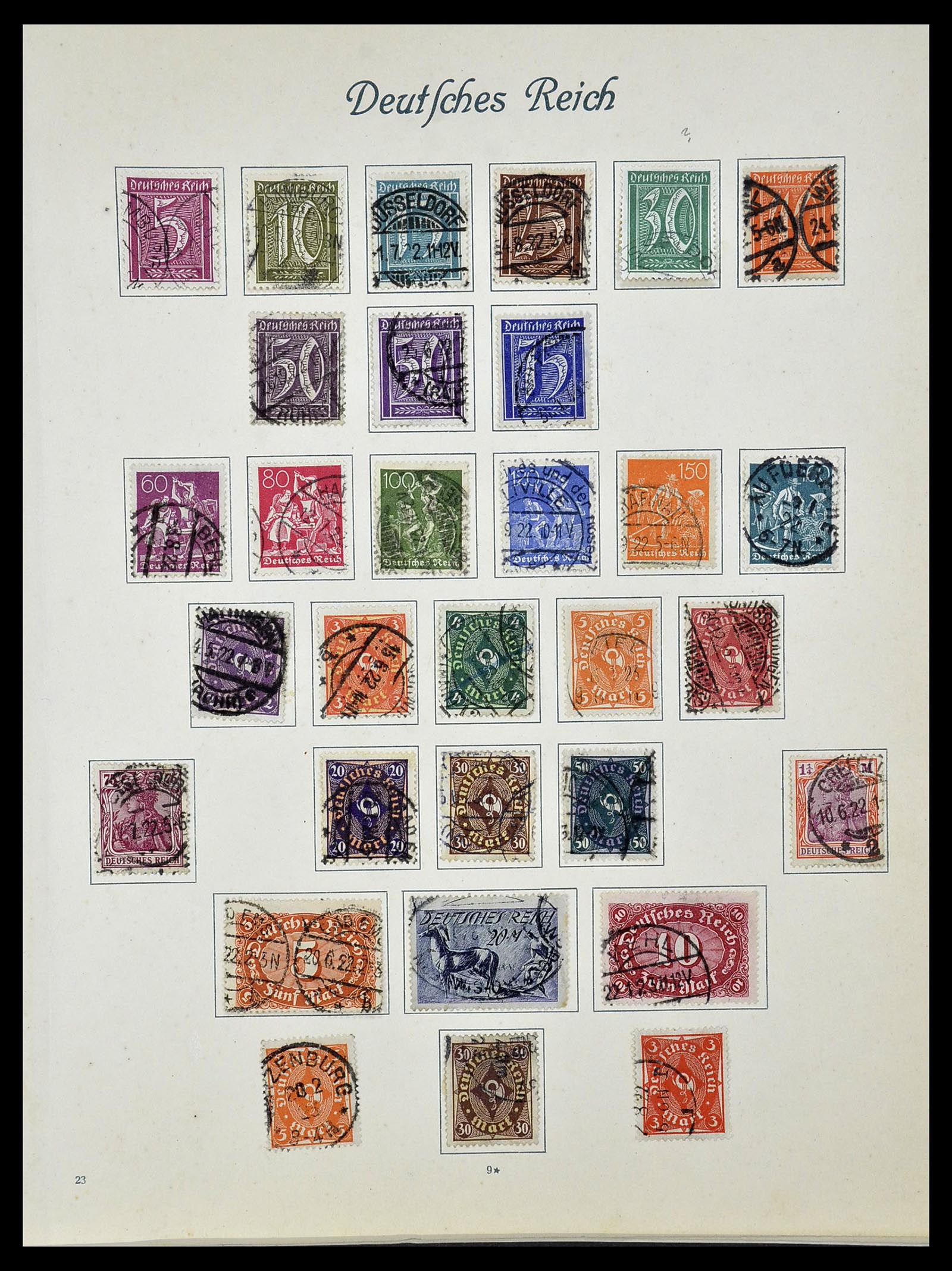 34160 020 - Postzegelverzameling 34160 Duitse Rijk 1872-1931.