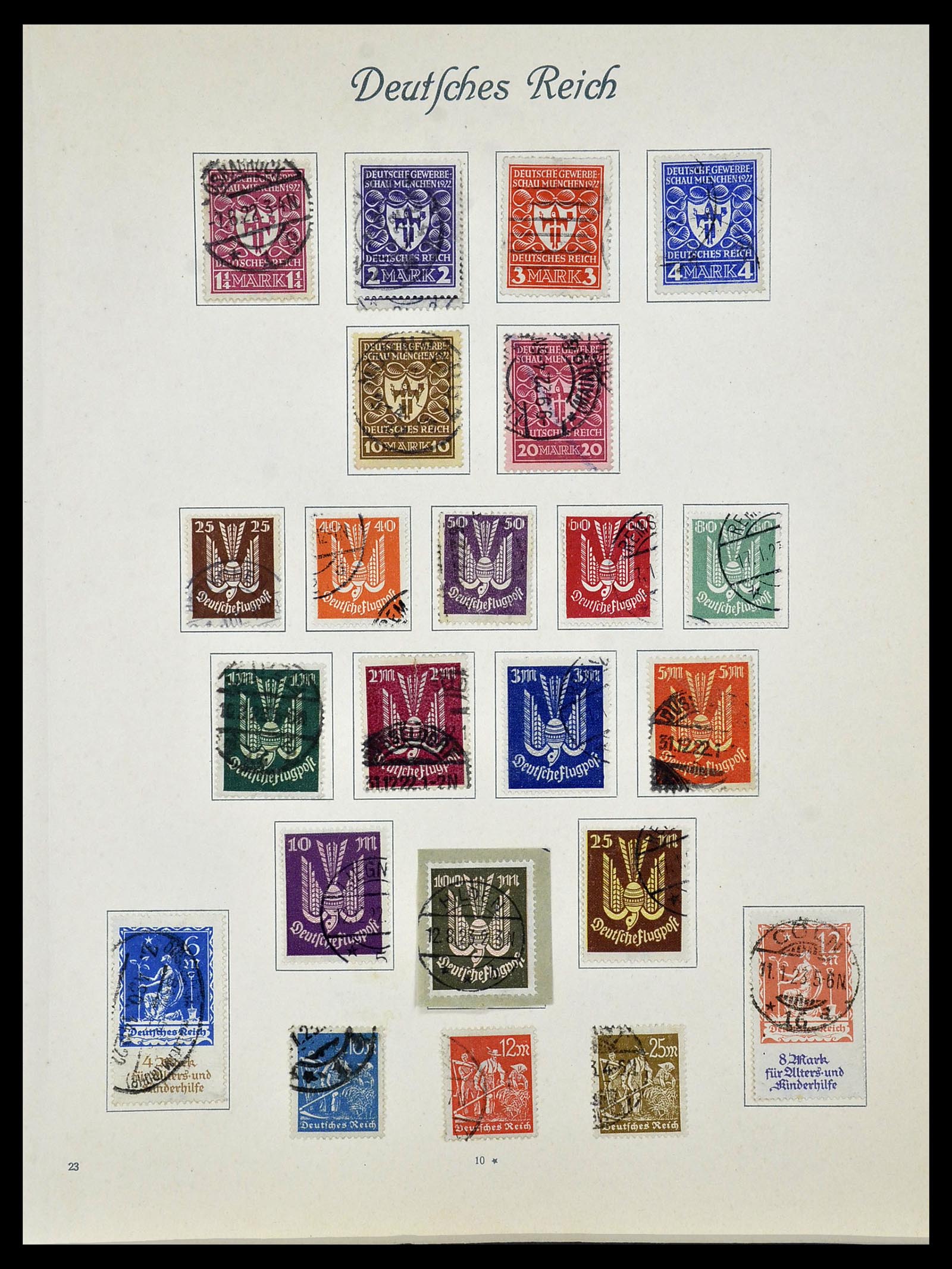 34160 023 - Stamp collection 34160 German Reich 1872-1931.