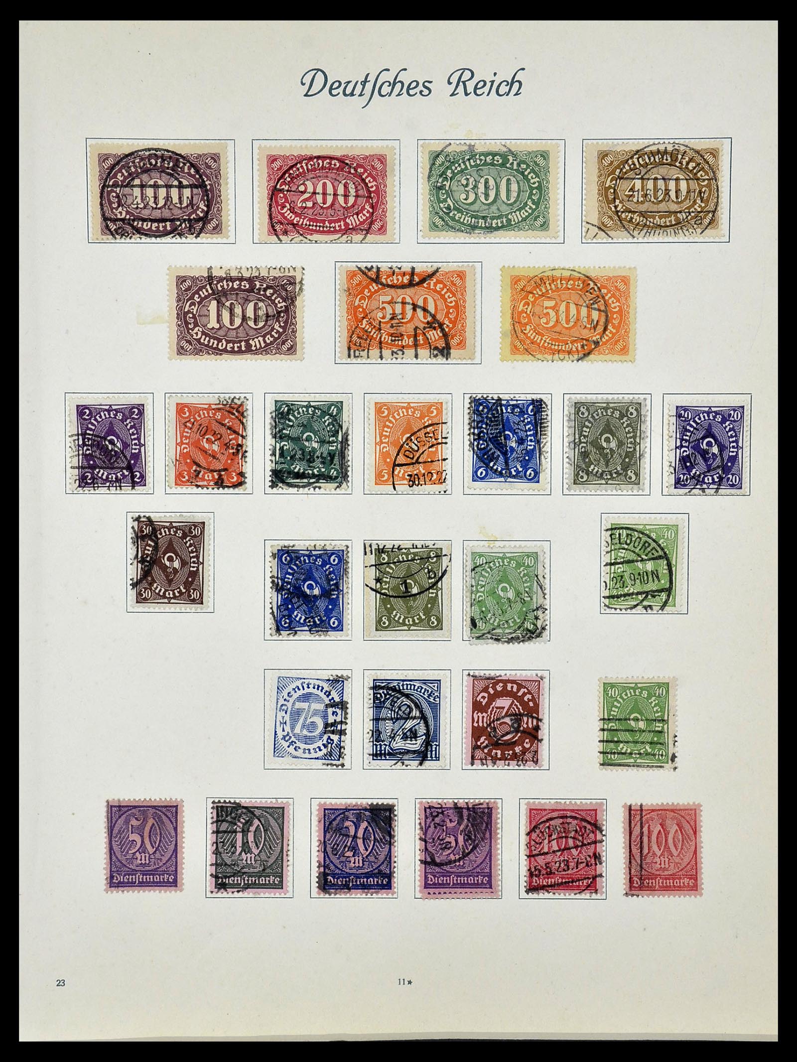 34160 025 - Postzegelverzameling 34160 Duitse Rijk 1872-1931.