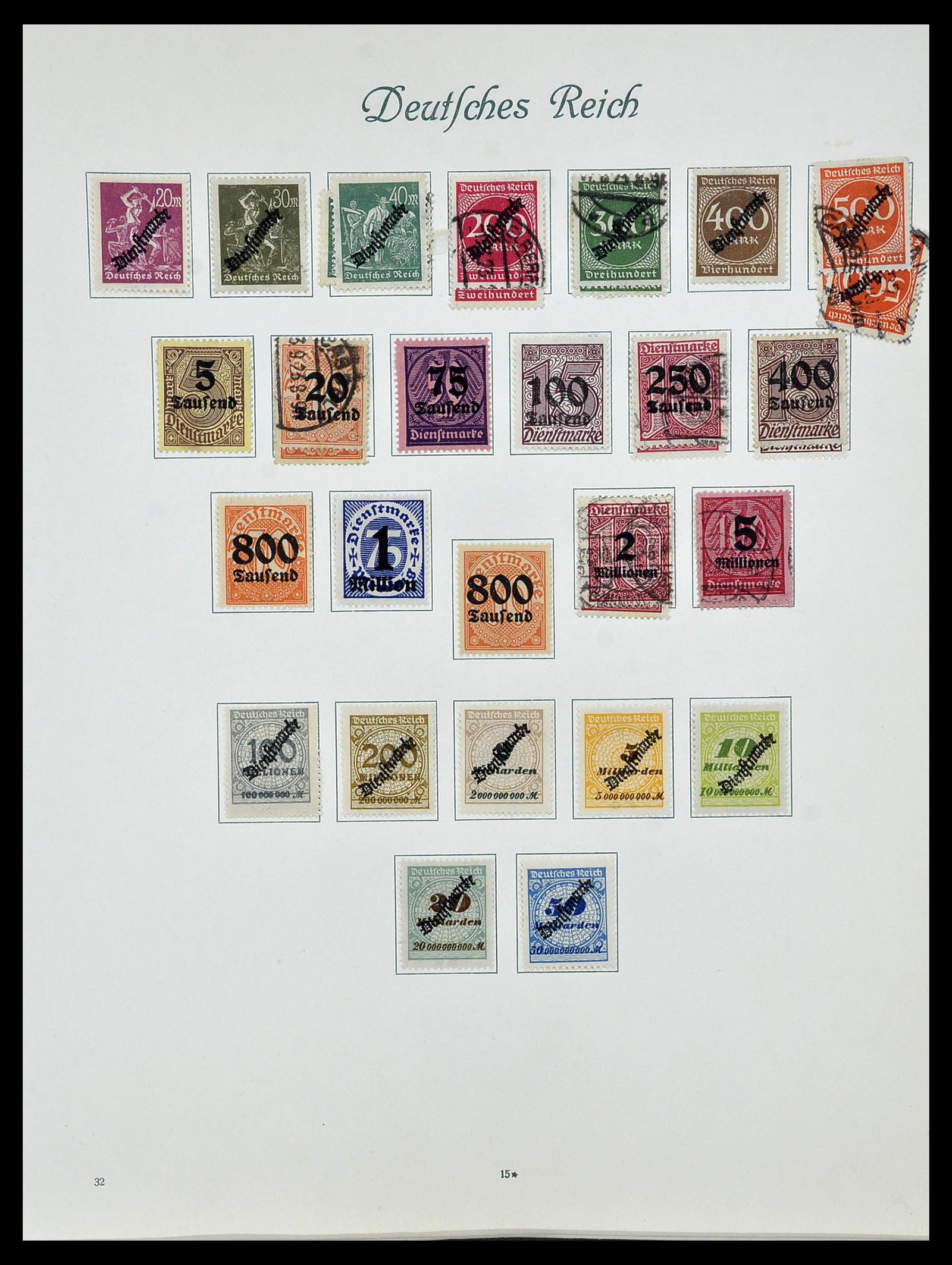 34160 030 - Stamp collection 34160 German Reich 1872-1931.