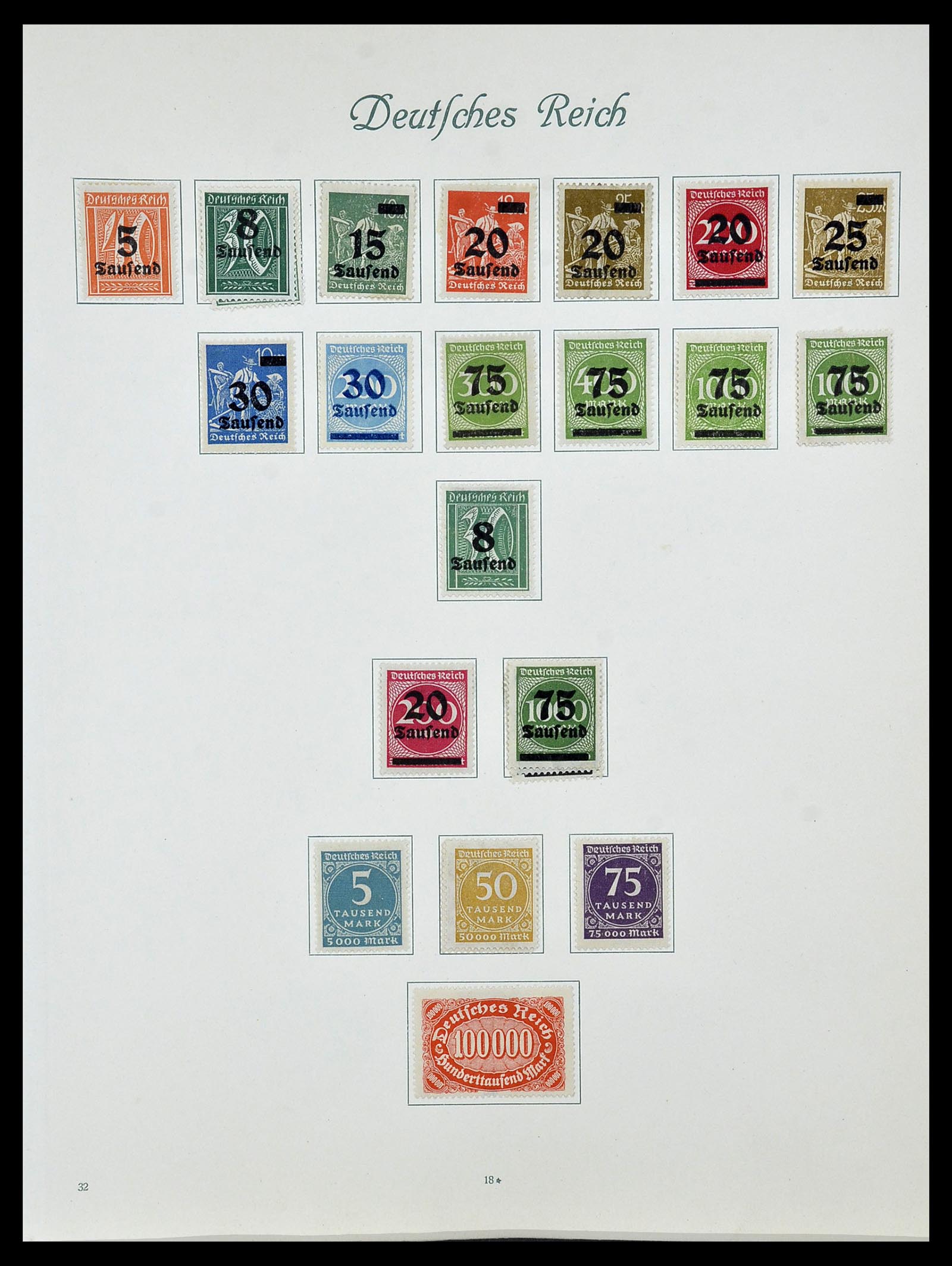 34160 031 - Stamp collection 34160 German Reich 1872-1931.