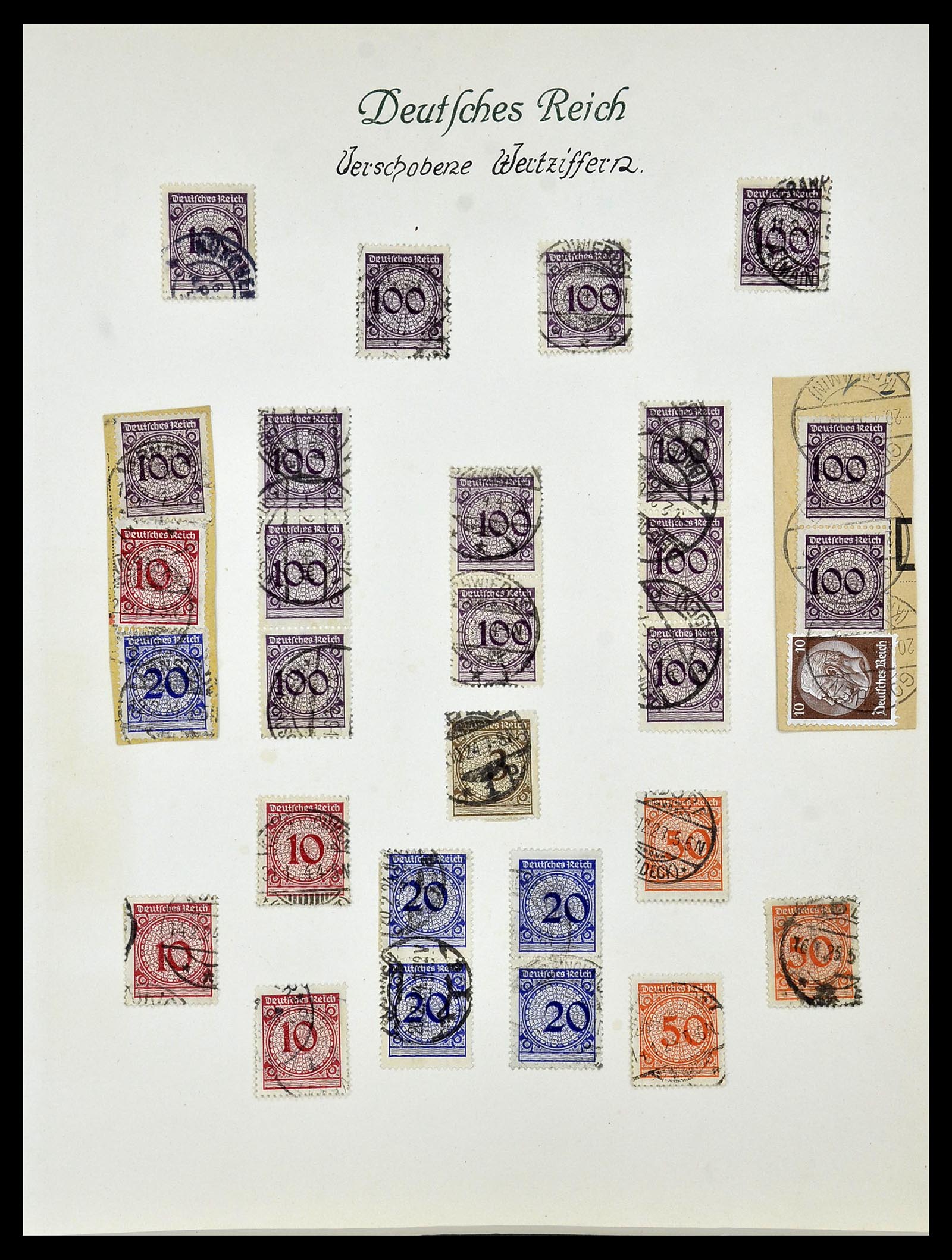 34160 040 - Stamp collection 34160 German Reich 1872-1931.