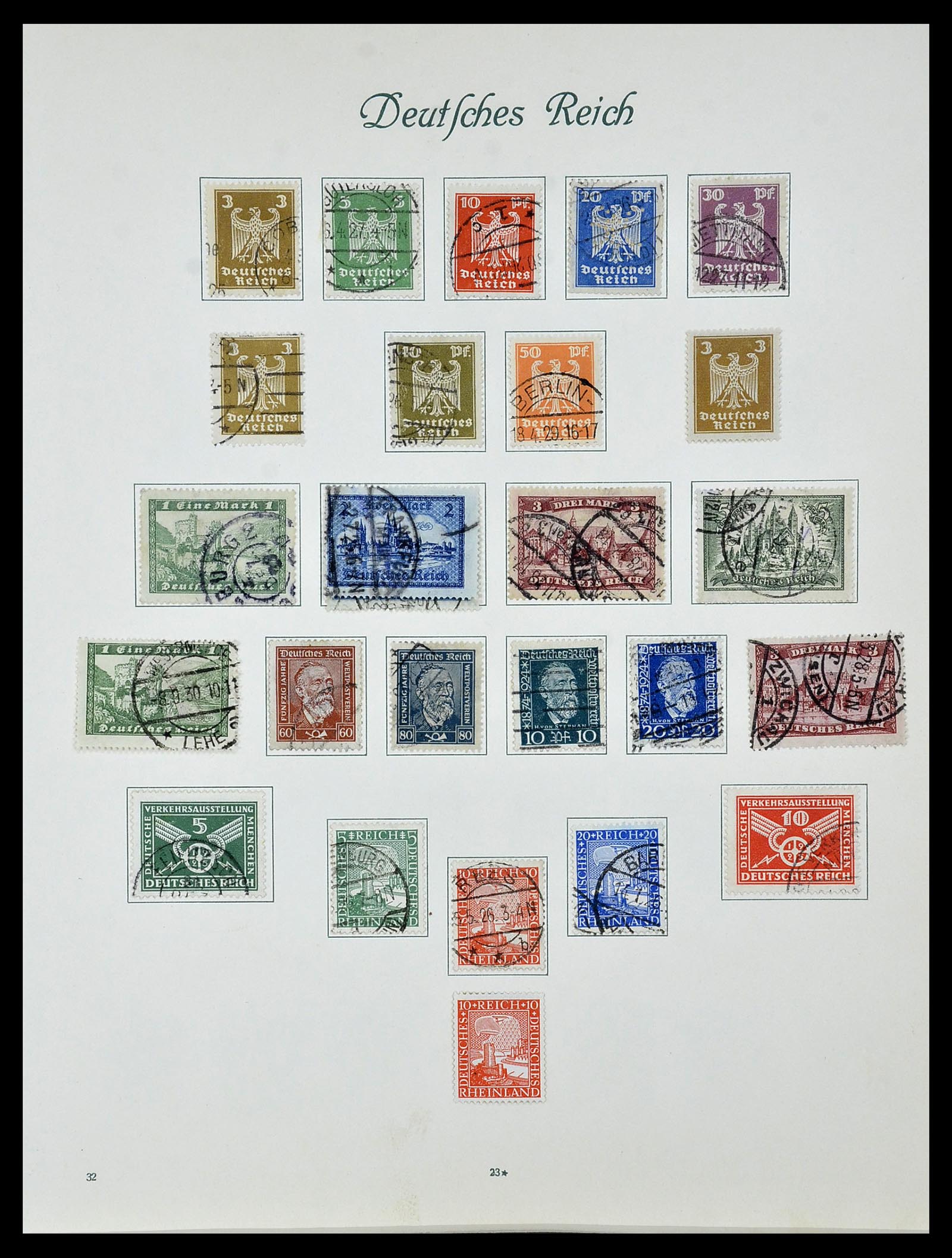 34160 041 - Postzegelverzameling 34160 Duitse Rijk 1872-1931.