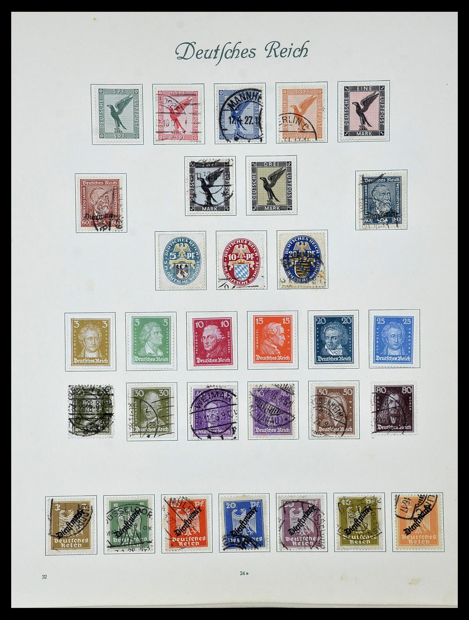 34160 042 - Stamp collection 34160 German Reich 1872-1931.