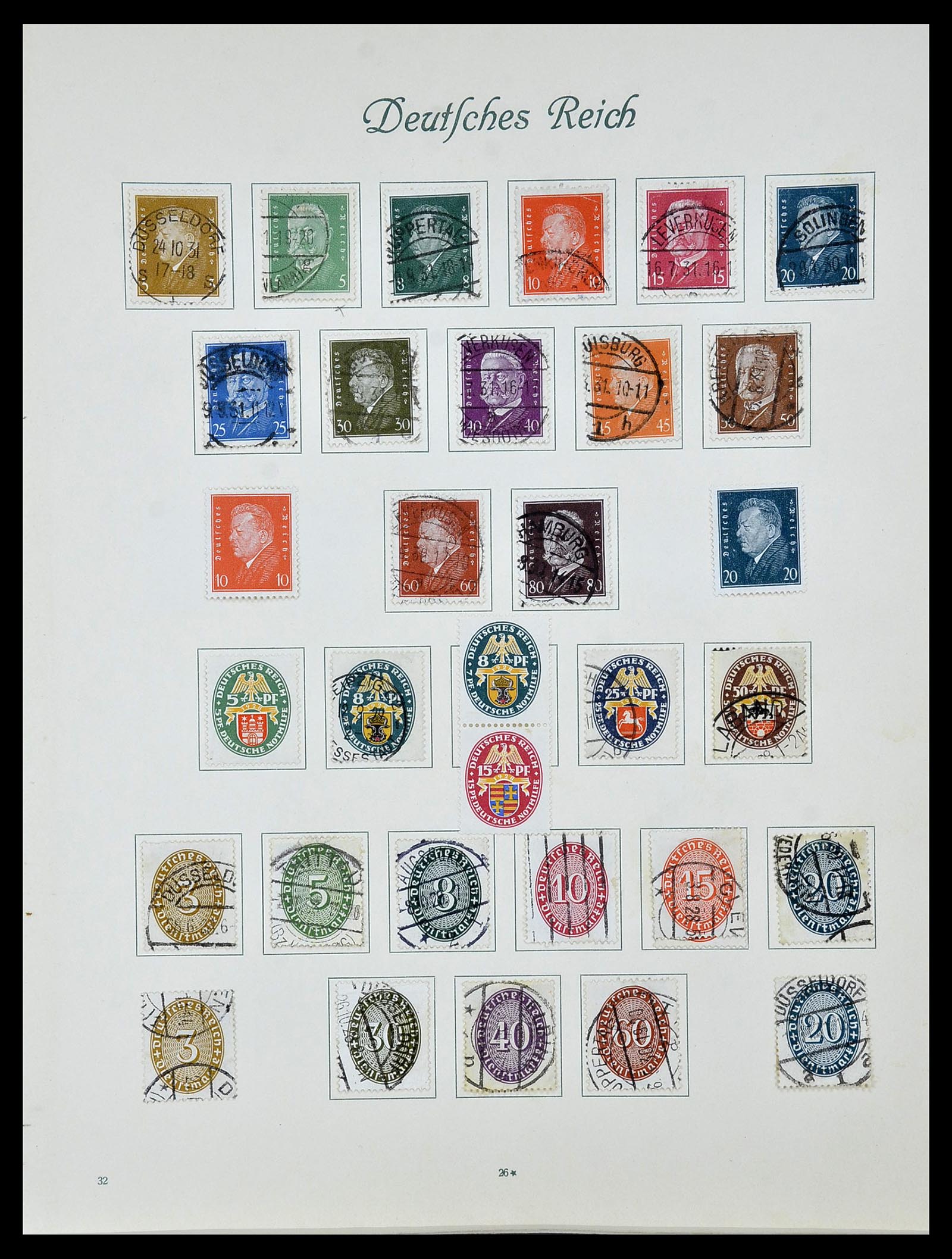 34160 044 - Postzegelverzameling 34160 Duitse Rijk 1872-1931.