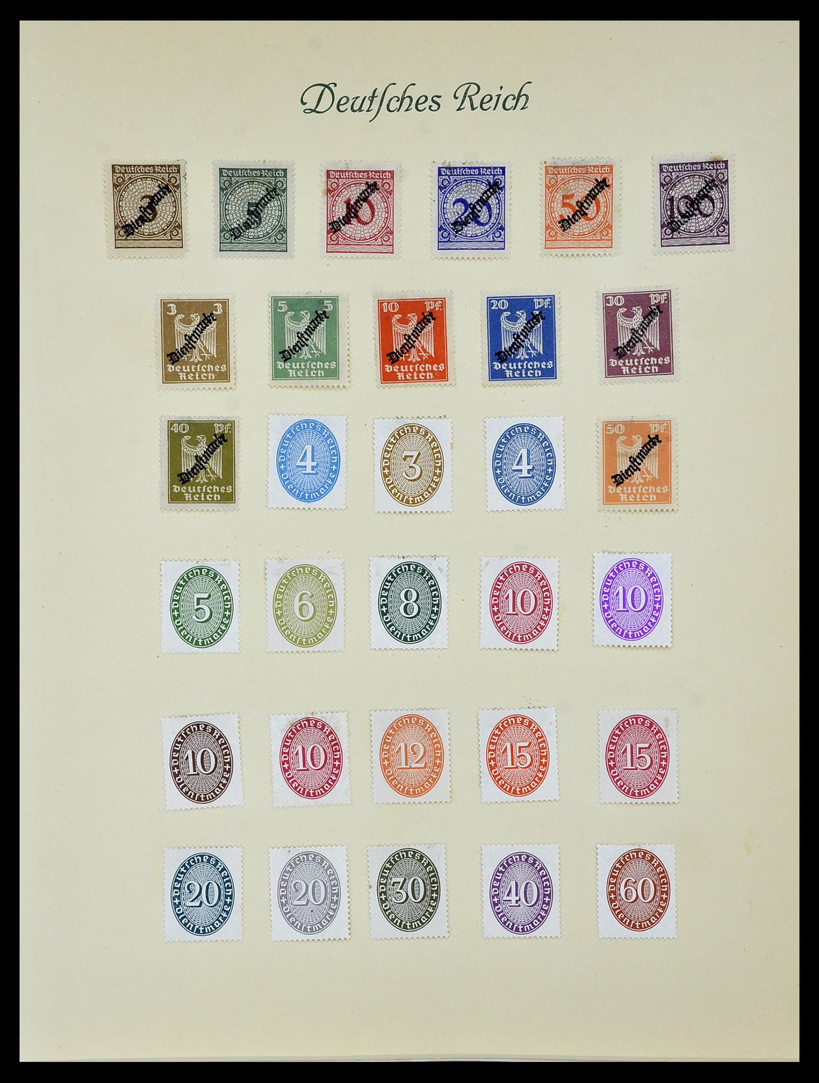 34160 048 - Postzegelverzameling 34160 Duitse Rijk 1872-1931.