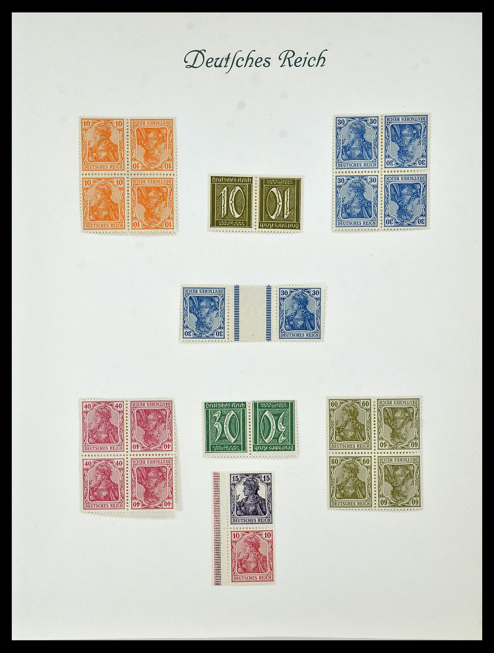 34160 049 - Stamp collection 34160 German Reich 1872-1931.