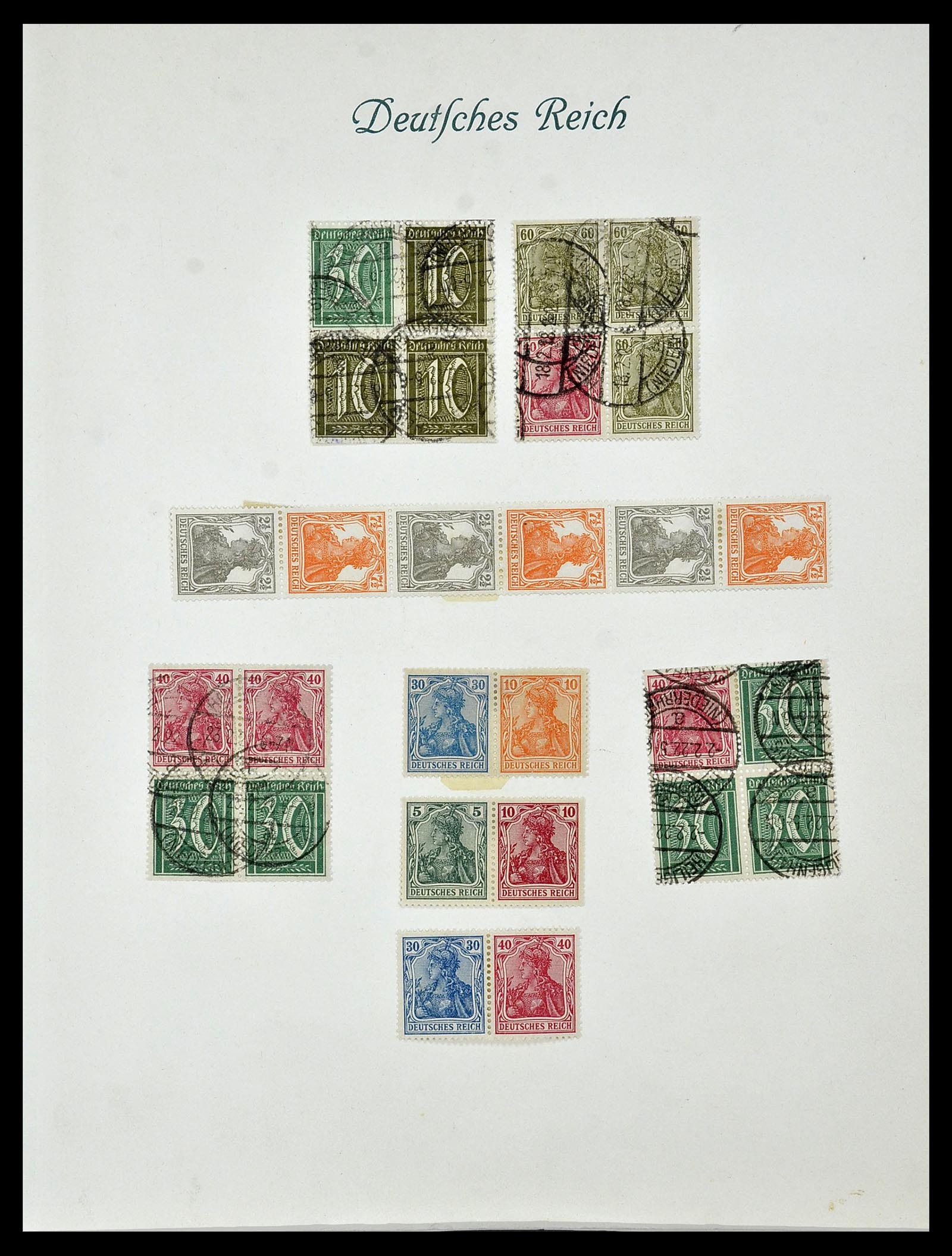 34160 050 - Postzegelverzameling 34160 Duitse Rijk 1872-1931.
