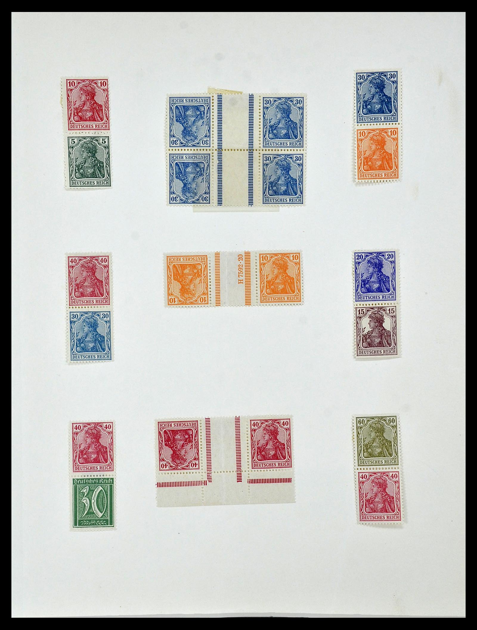 34160 051 - Stamp collection 34160 German Reich 1872-1931.