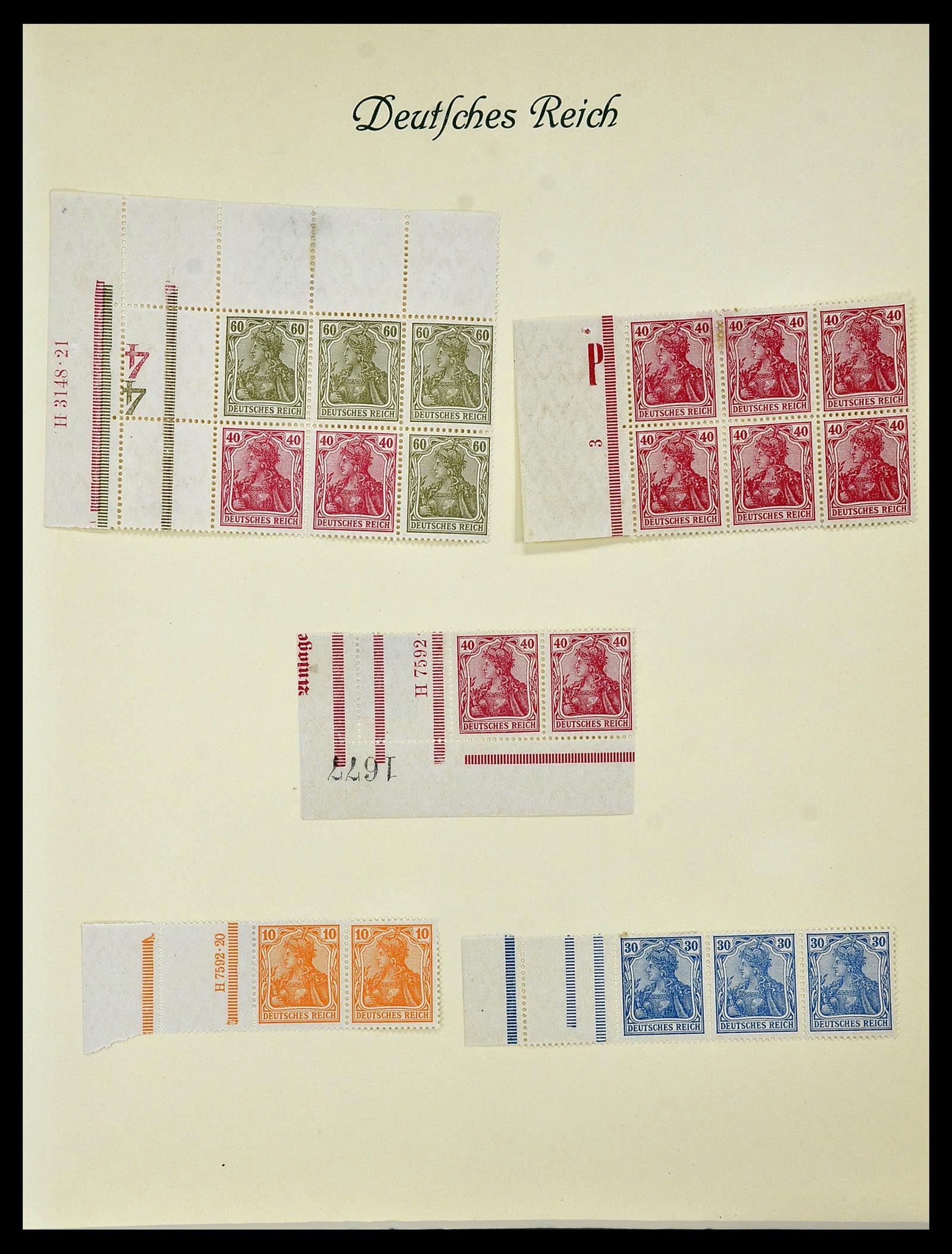 34160 052 - Postzegelverzameling 34160 Duitse Rijk 1872-1931.