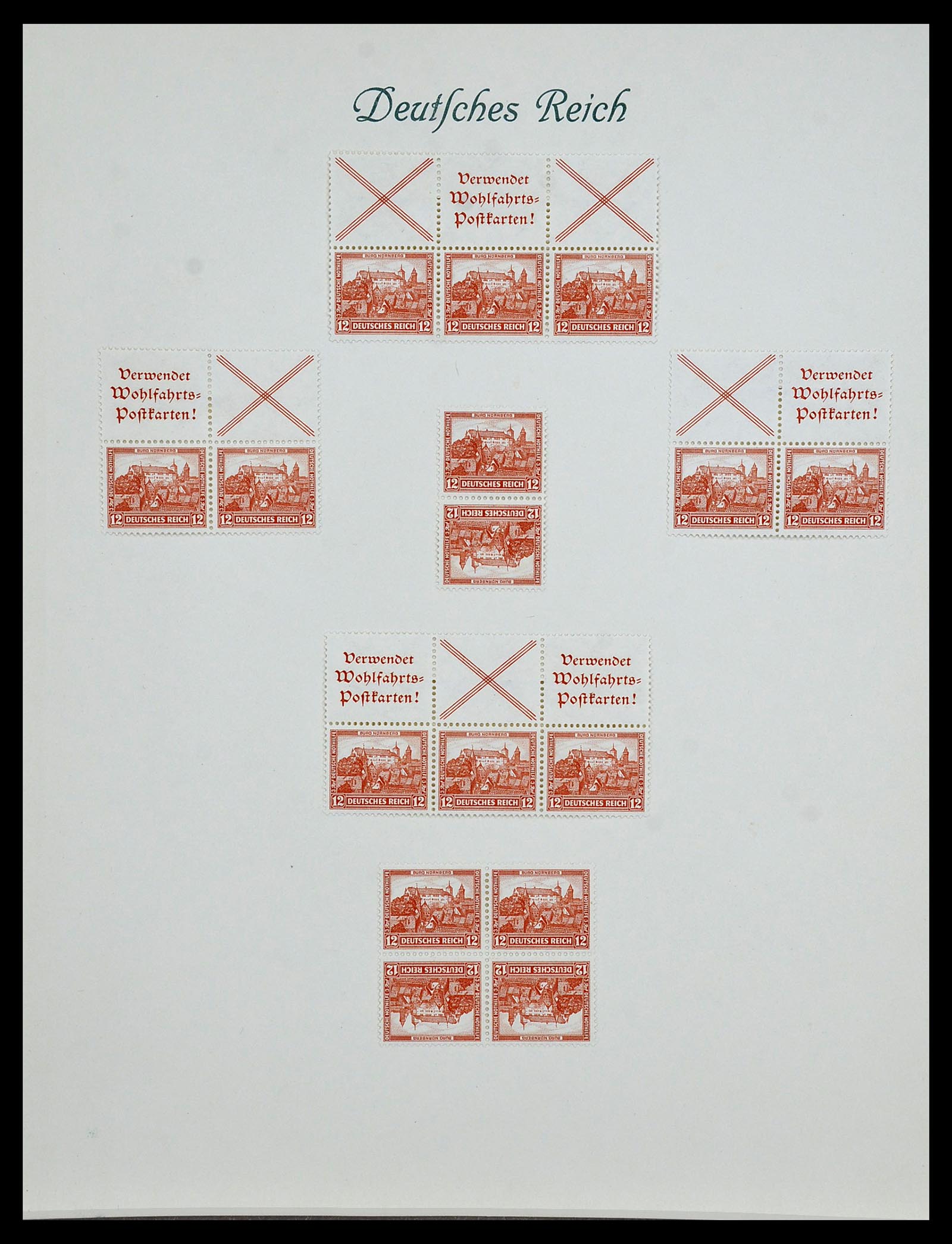 34160 056 - Postzegelverzameling 34160 Duitse Rijk 1872-1931.