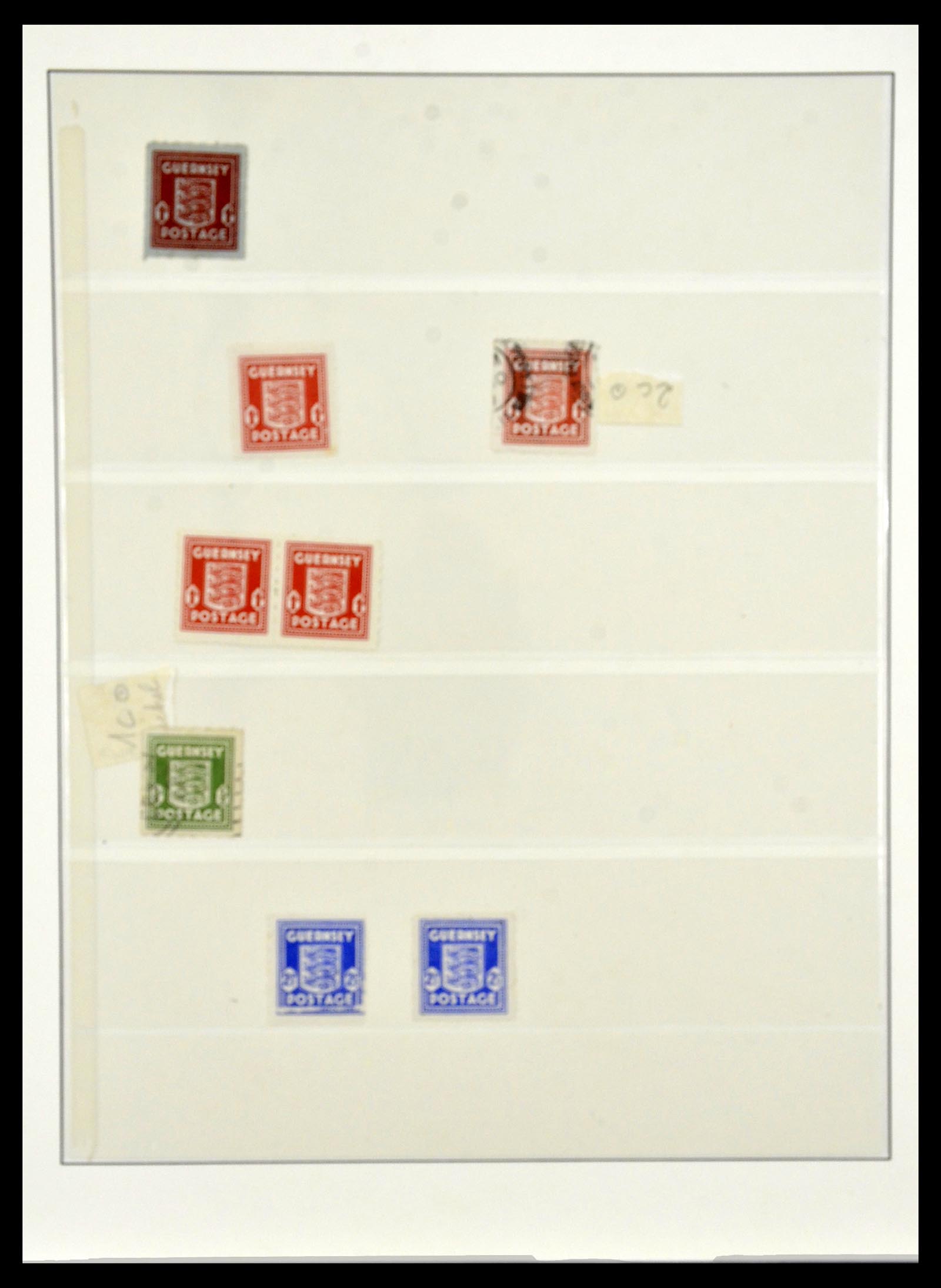 34161 003 - Postzegelverzameling 34161 Duitse bezetting kanaaleilanden 1940-1945.