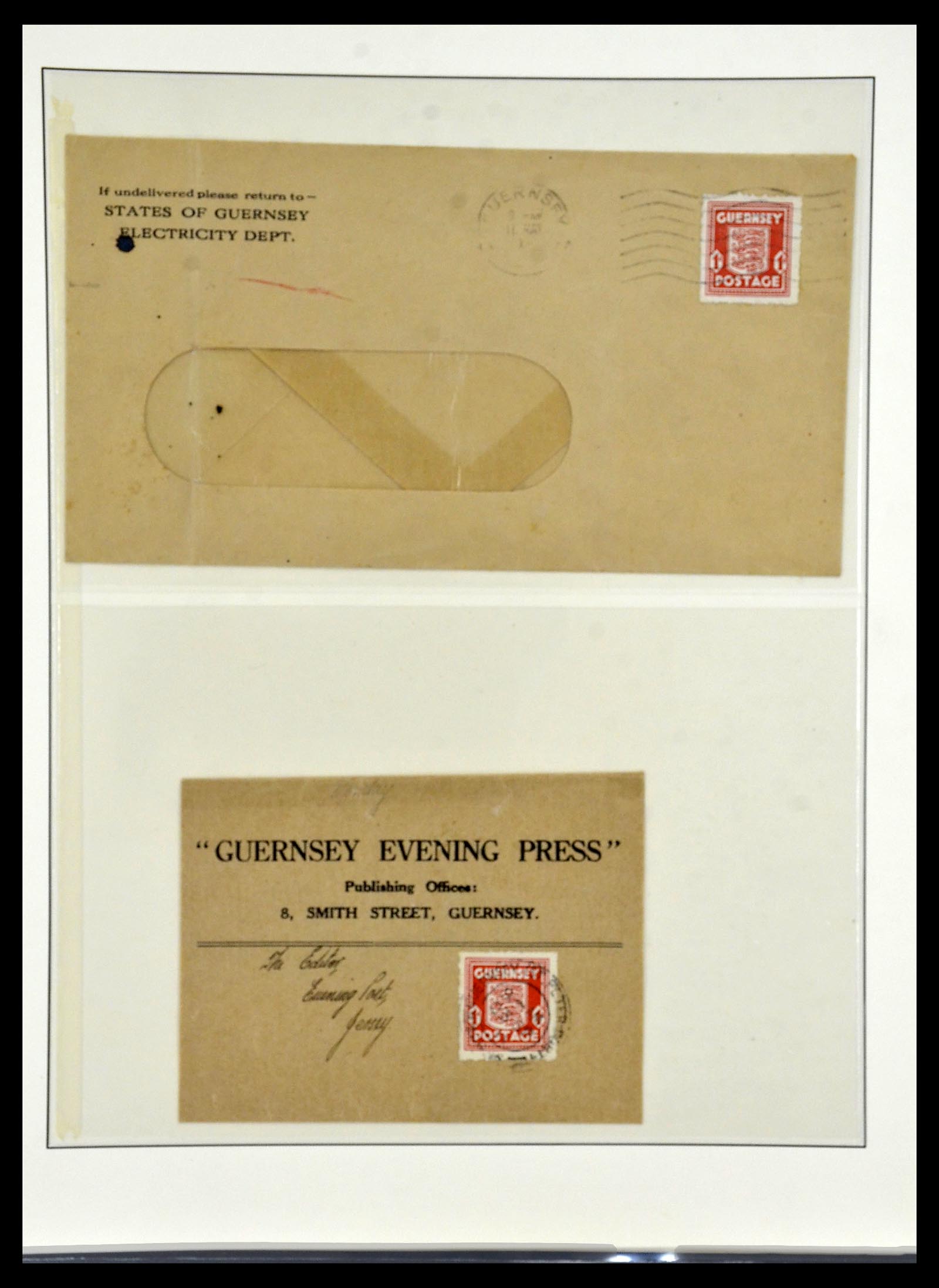 34161 019 - Postzegelverzameling 34161 Duitse bezetting kanaaleilanden 1940-1945.