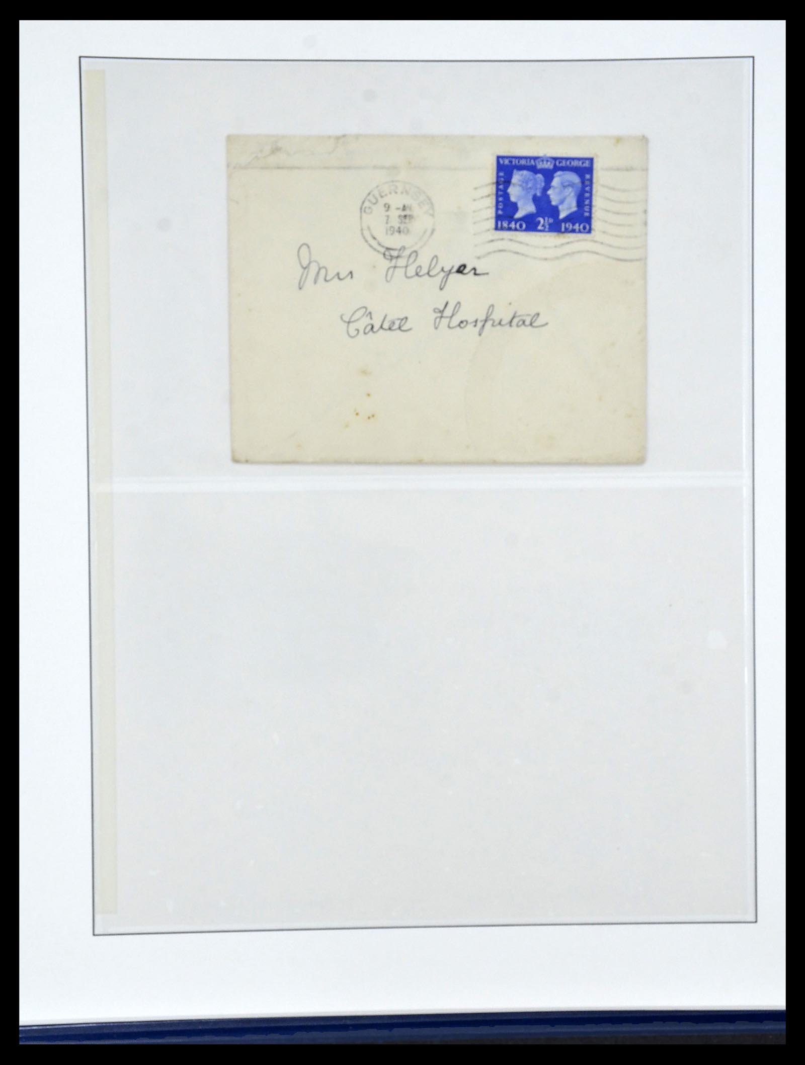 34161 031 - Postzegelverzameling 34161 Duitse bezetting kanaaleilanden 1940-1945.