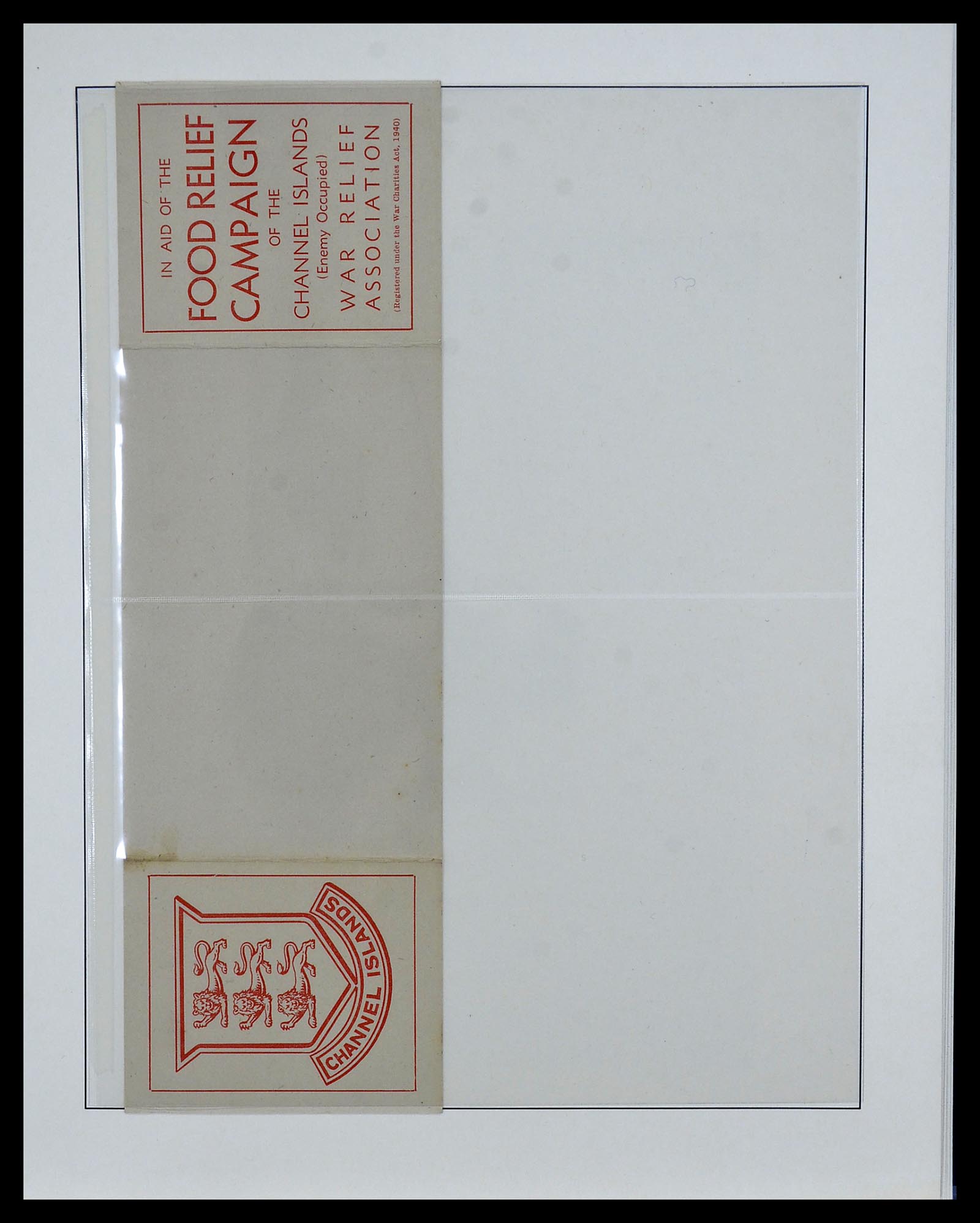 34161 038 - Postzegelverzameling 34161 Duitse bezetting kanaaleilanden 1940-1945.
