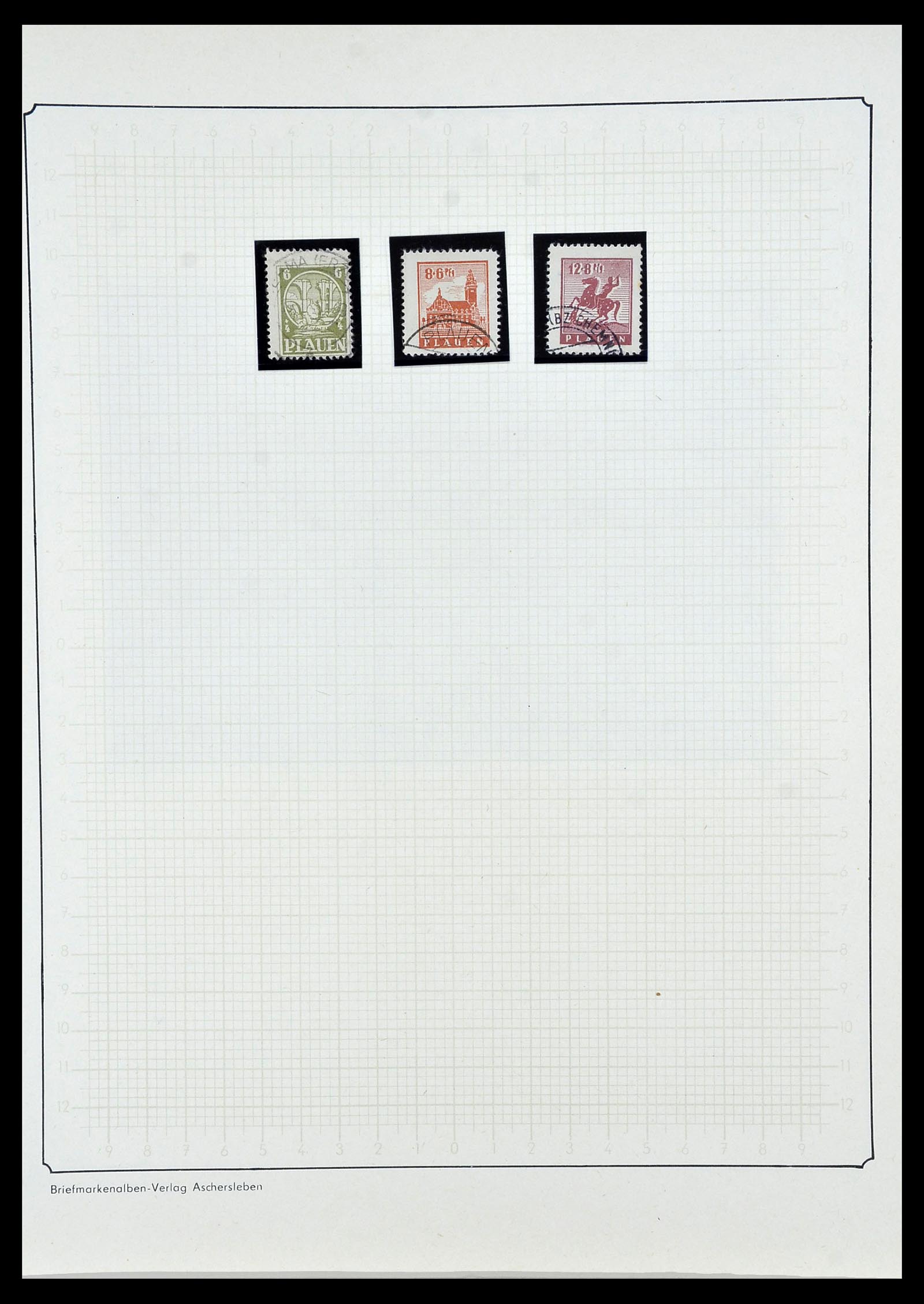 34162 035 - Postzegelverzameling 34162 Duitsland lokaal uitgaven 1945-1946.