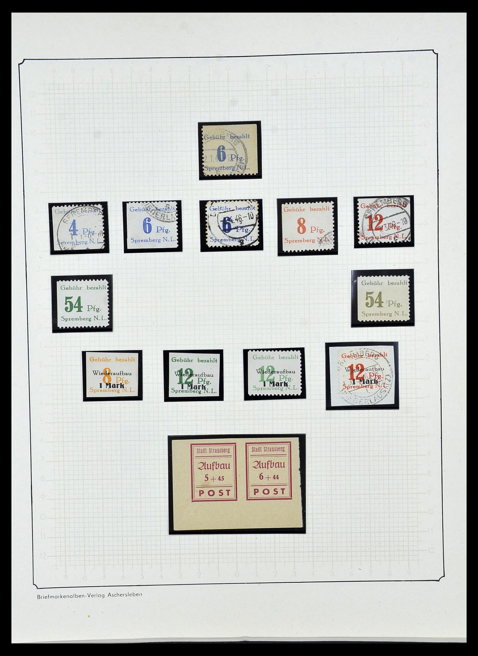 34162 043 - Stamp collection 34162 Germany local issues 1945-1946.