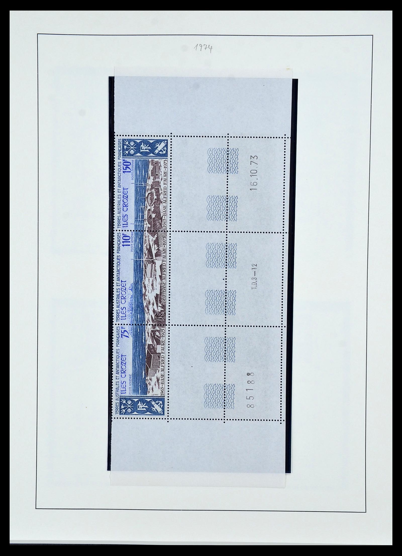 34163 009 - Postzegelverzameling 34163 Frans Antarctica 1955-1984.