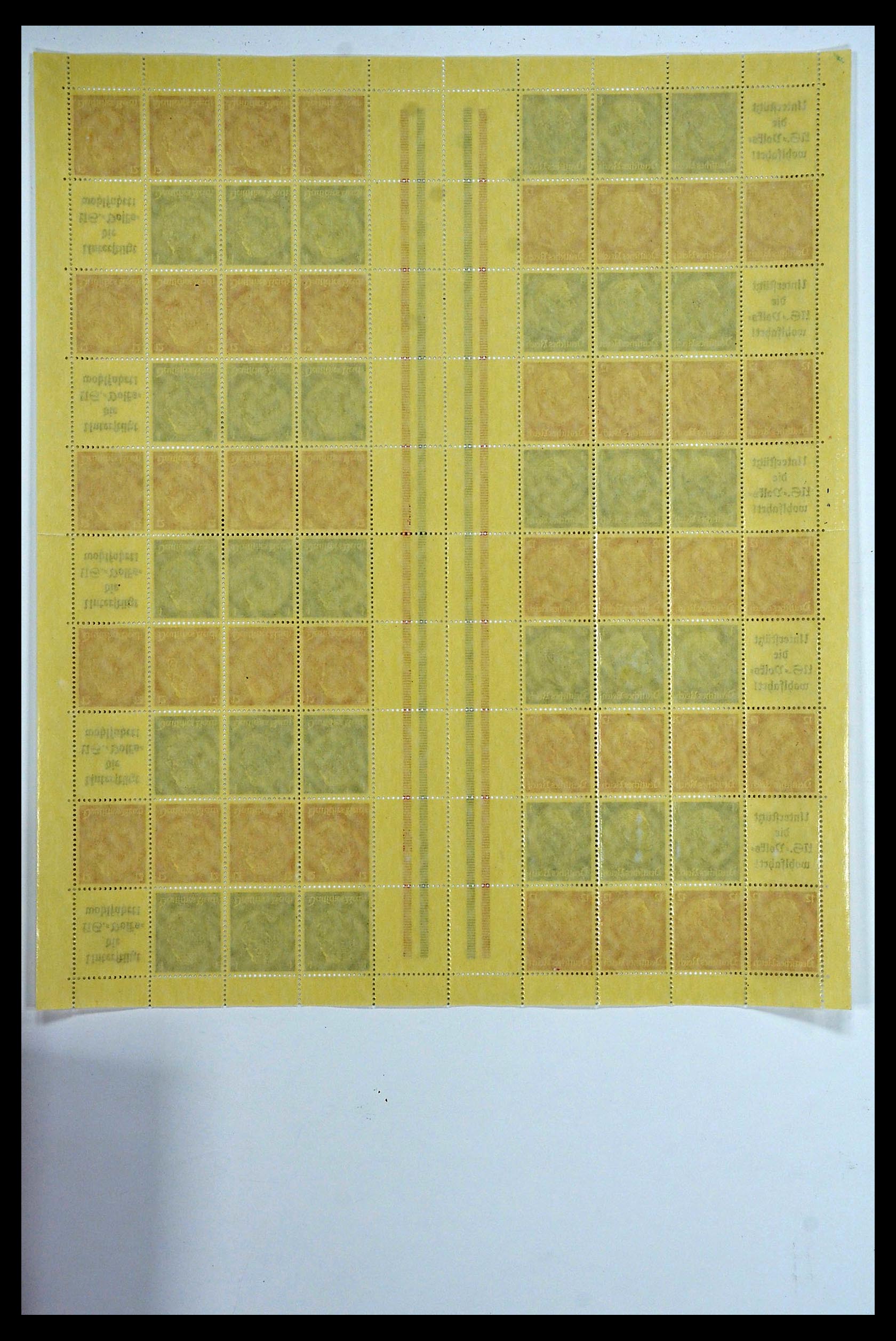 34164 022 - Stamp collection 34164 German Reich Markenheftchenbogen 1933-1942.