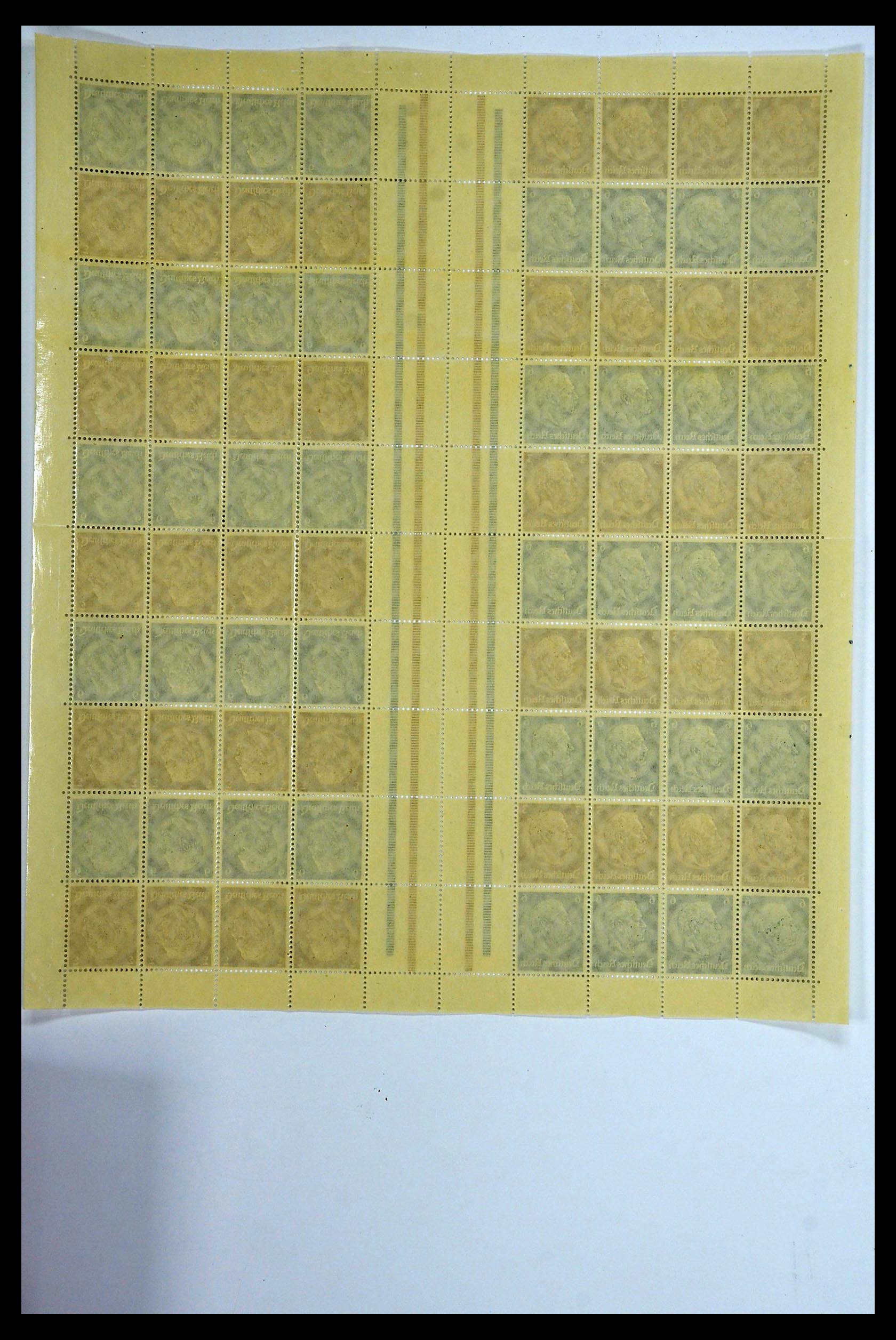 34164 026 - Stamp collection 34164 German Reich Markenheftchenbogen 1933-1942.