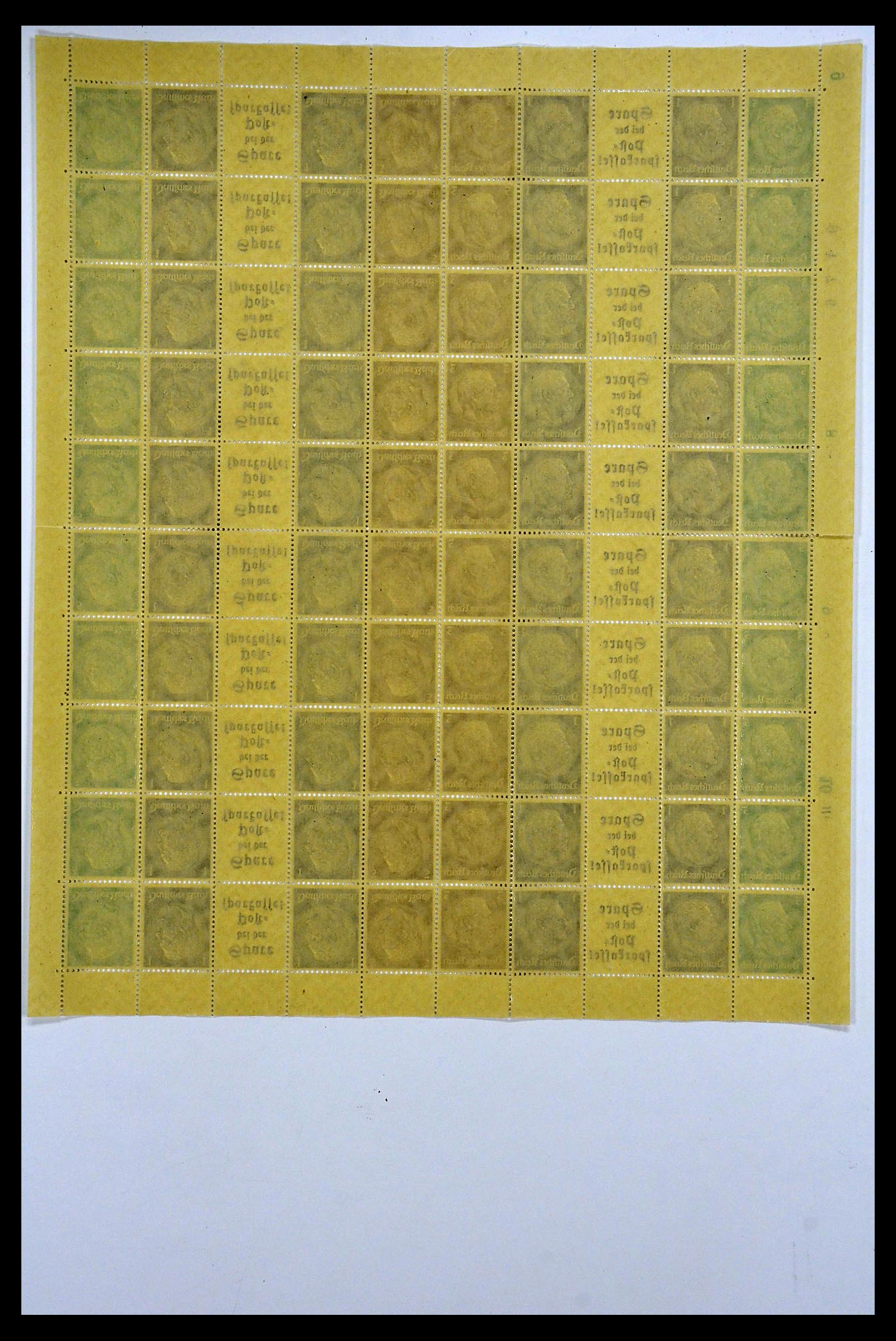 34164 058 - Stamp collection 34164 German Reich Markenheftchenbogen 1933-1942.