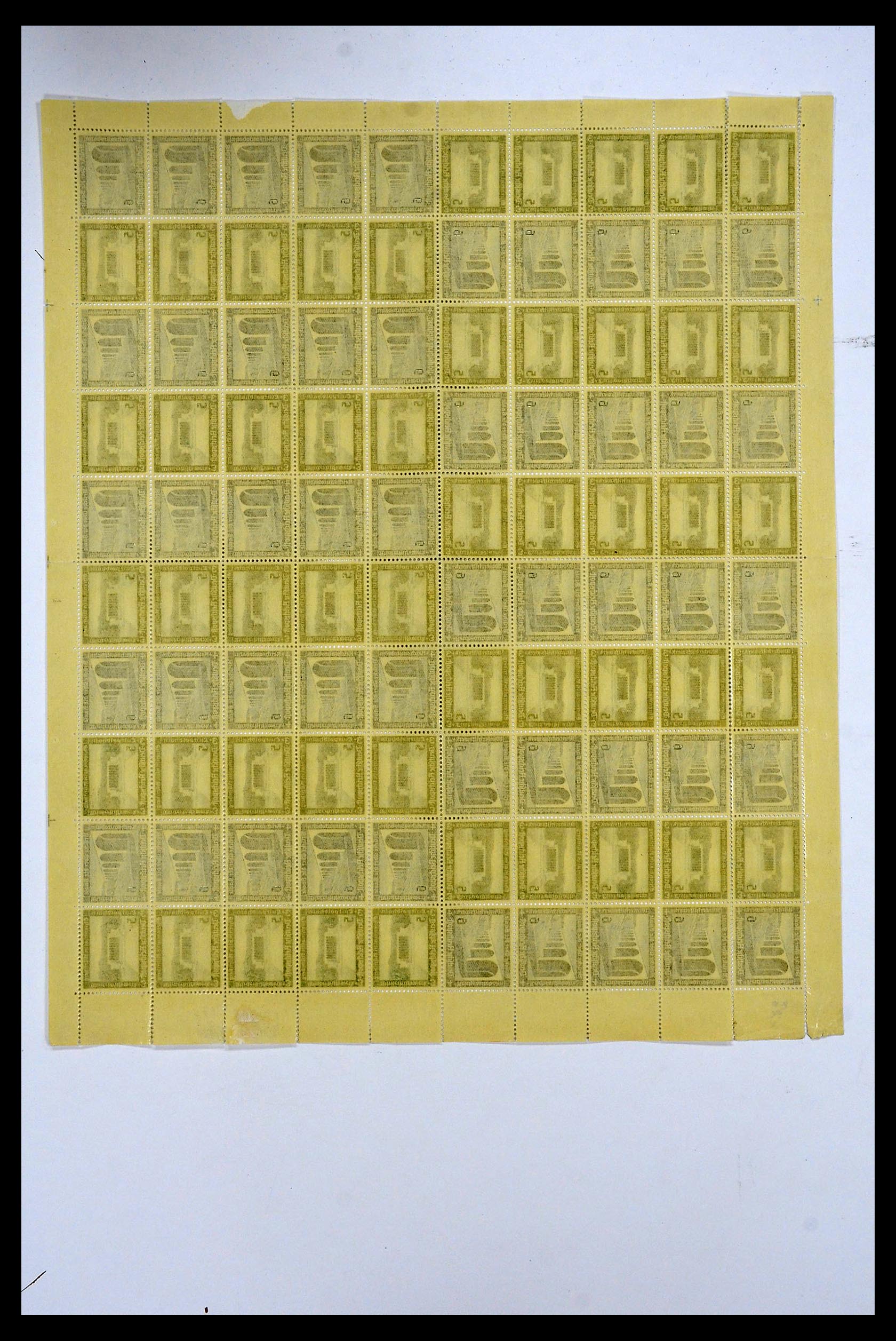 34164 062 - Stamp collection 34164 German Reich Markenheftchenbogen 1933-1942.