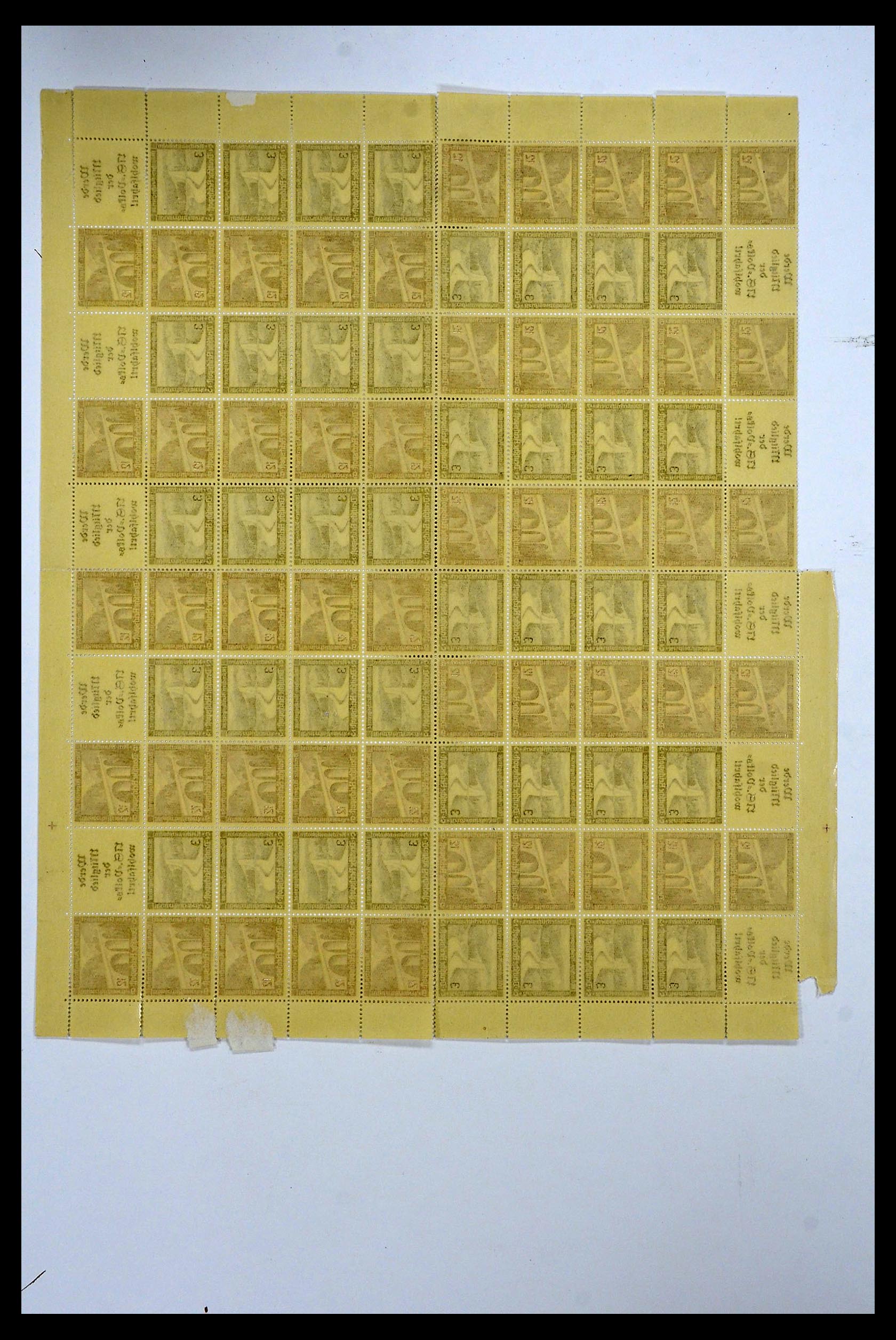 34164 065 - Stamp collection 34164 German Reich Markenheftchenbogen 1933-1942.