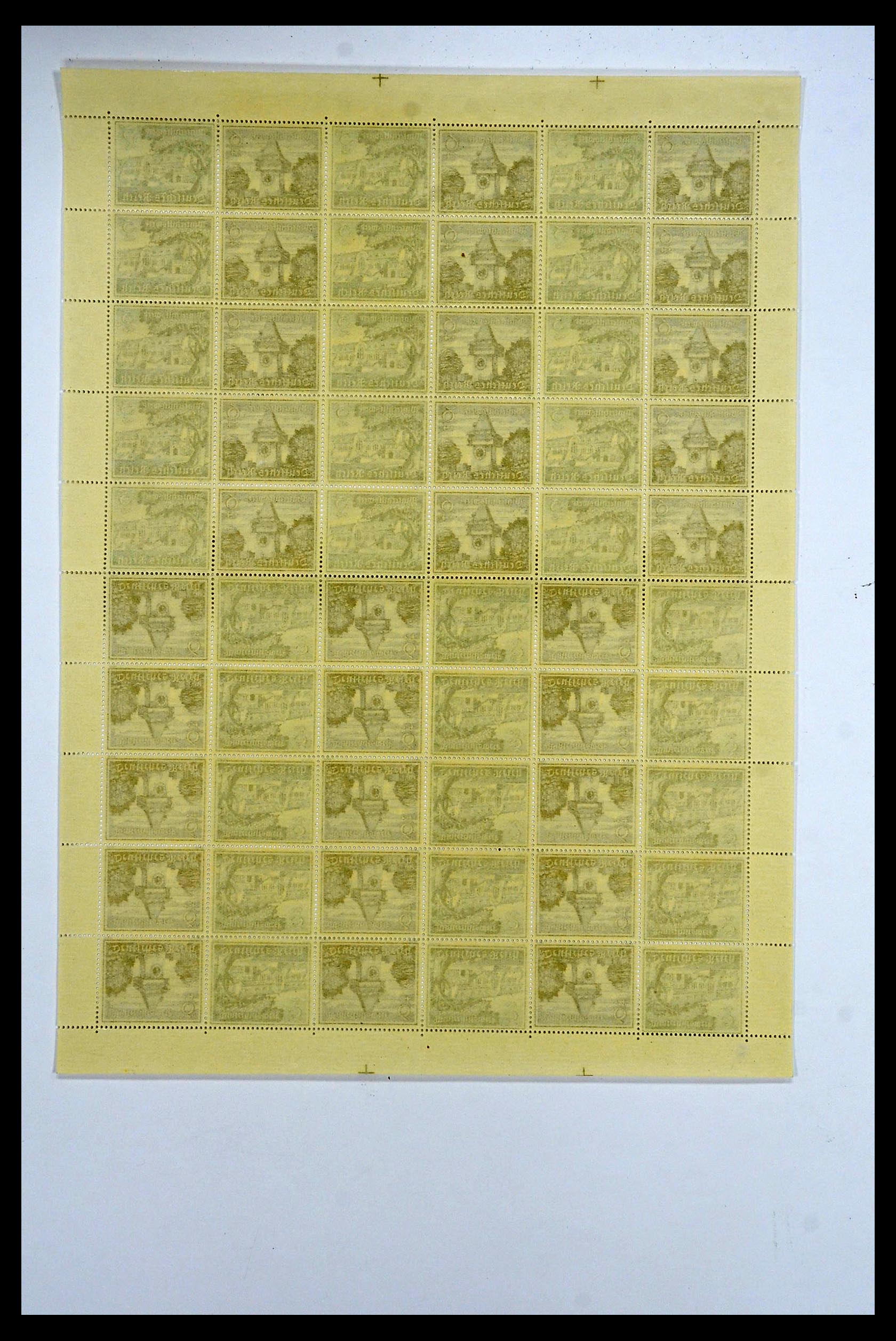 34164 067 - Stamp collection 34164 German Reich Markenheftchenbogen 1933-1942.