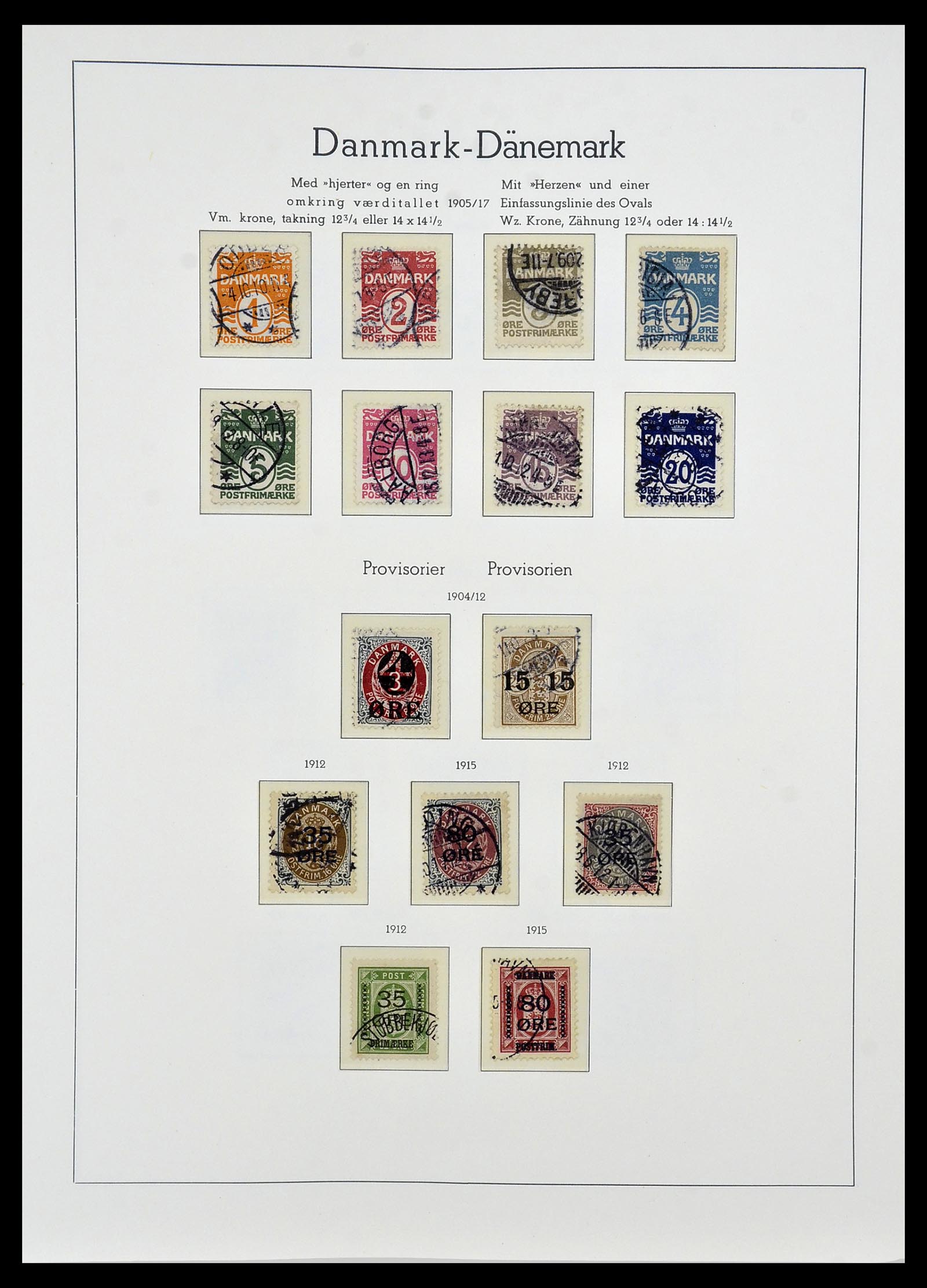 34165 003 - Postzegelverzameling 34165 Denemarken 1851-2004.