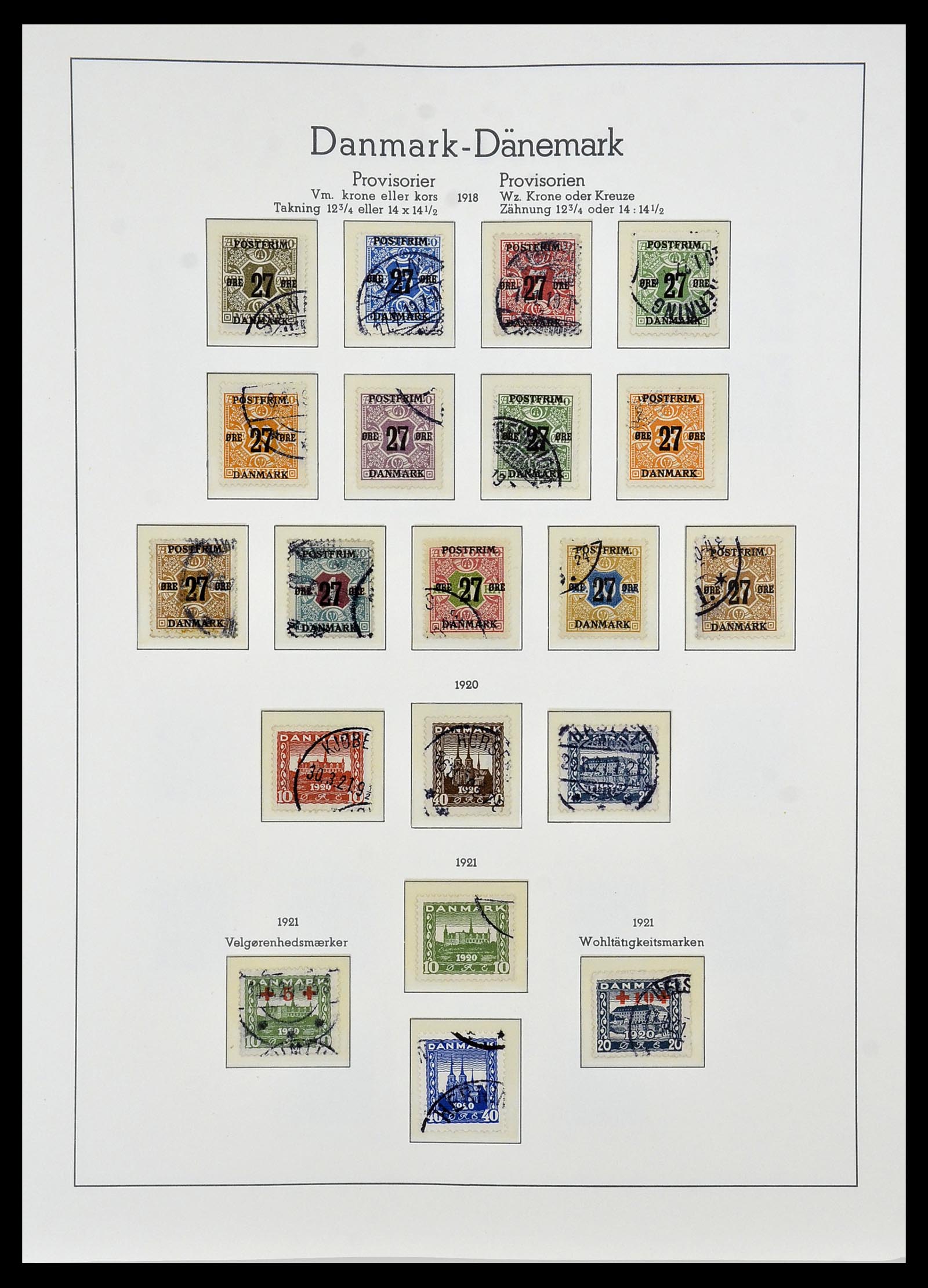 34165 008 - Postzegelverzameling 34165 Denemarken 1851-2004.