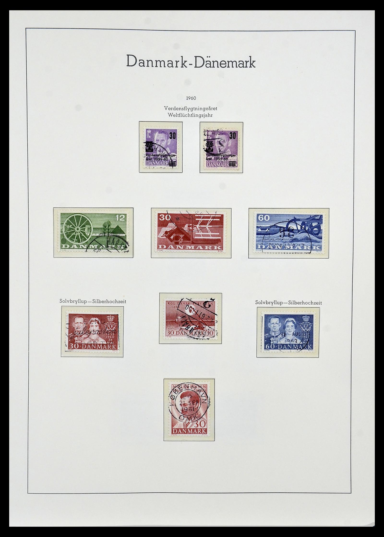 34165 024 - Postzegelverzameling 34165 Denemarken 1851-2004.