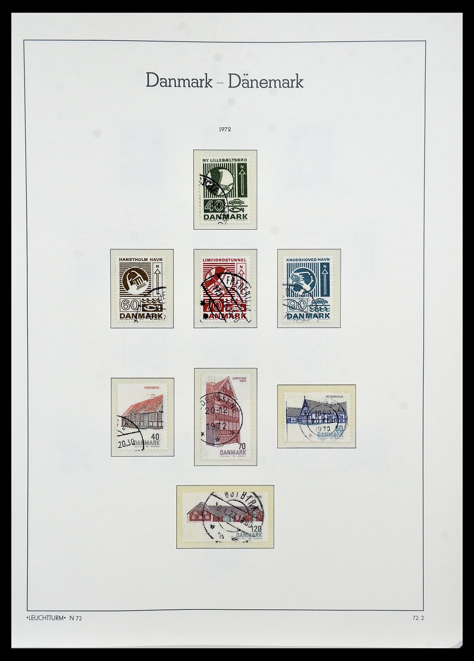 34165 043 - Postzegelverzameling 34165 Denemarken 1851-2004.