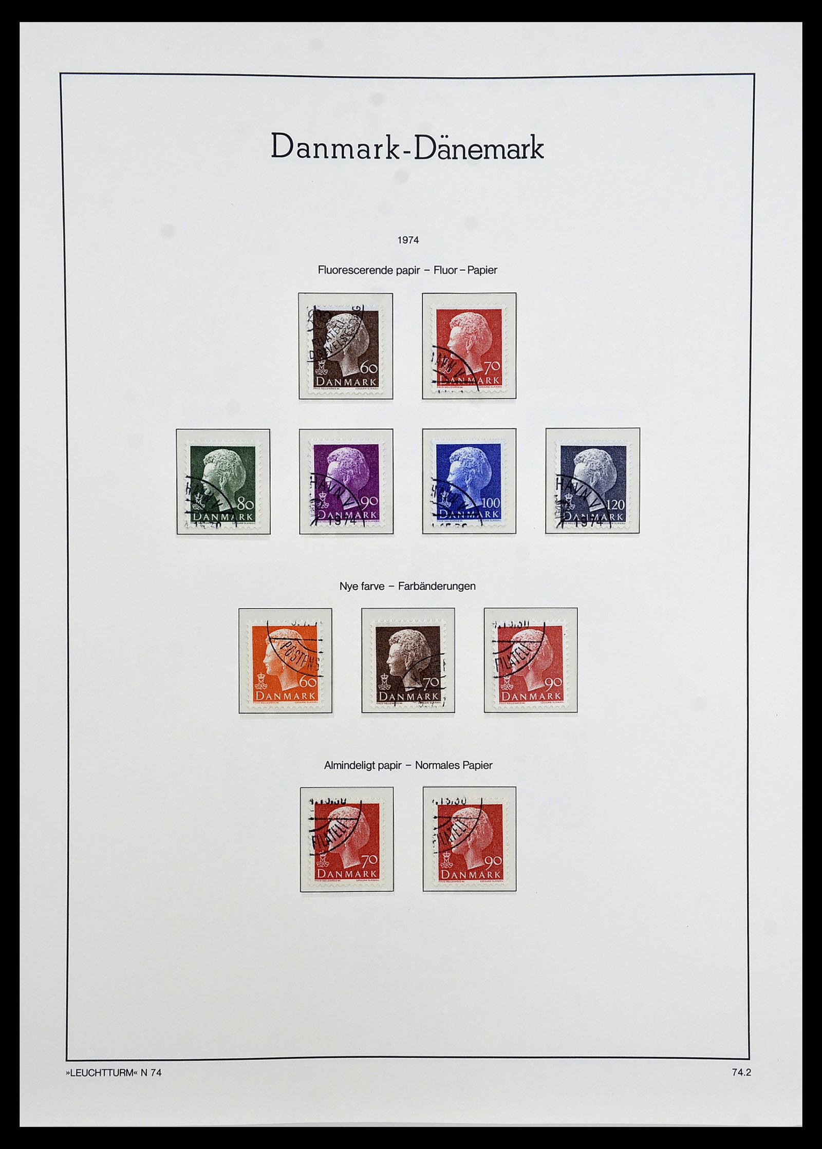 34165 047 - Postzegelverzameling 34165 Denemarken 1851-2004.