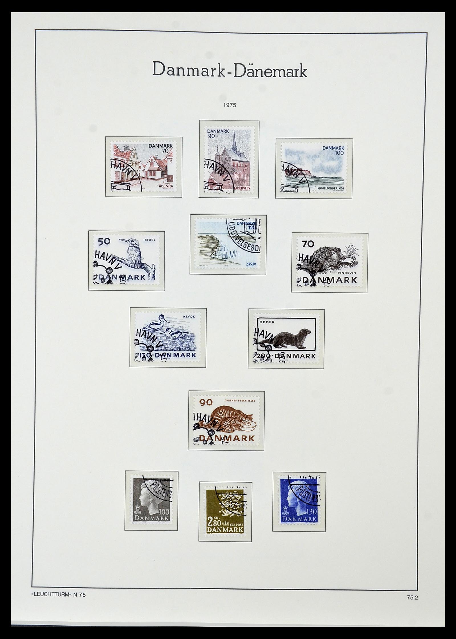 34165 049 - Postzegelverzameling 34165 Denemarken 1851-2004.
