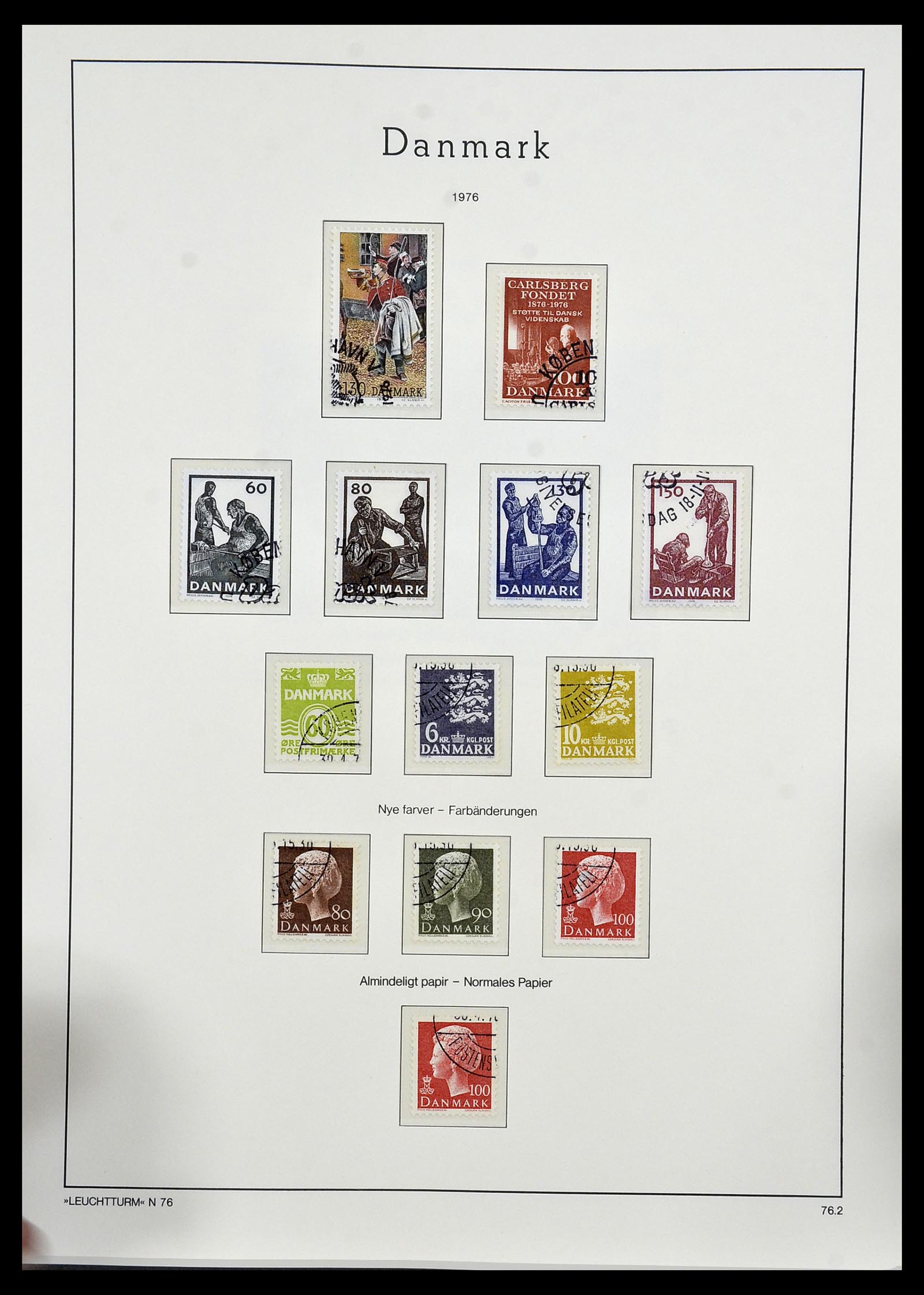 34165 052 - Postzegelverzameling 34165 Denemarken 1851-2004.