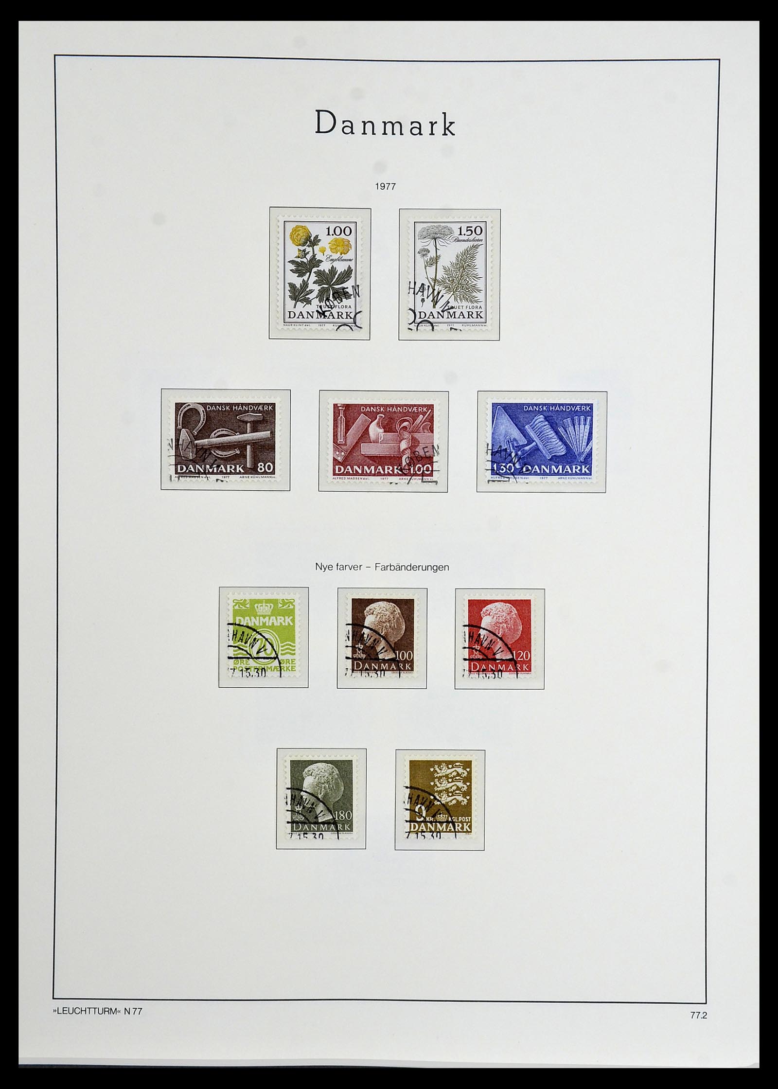 34165 055 - Postzegelverzameling 34165 Denemarken 1851-2004.