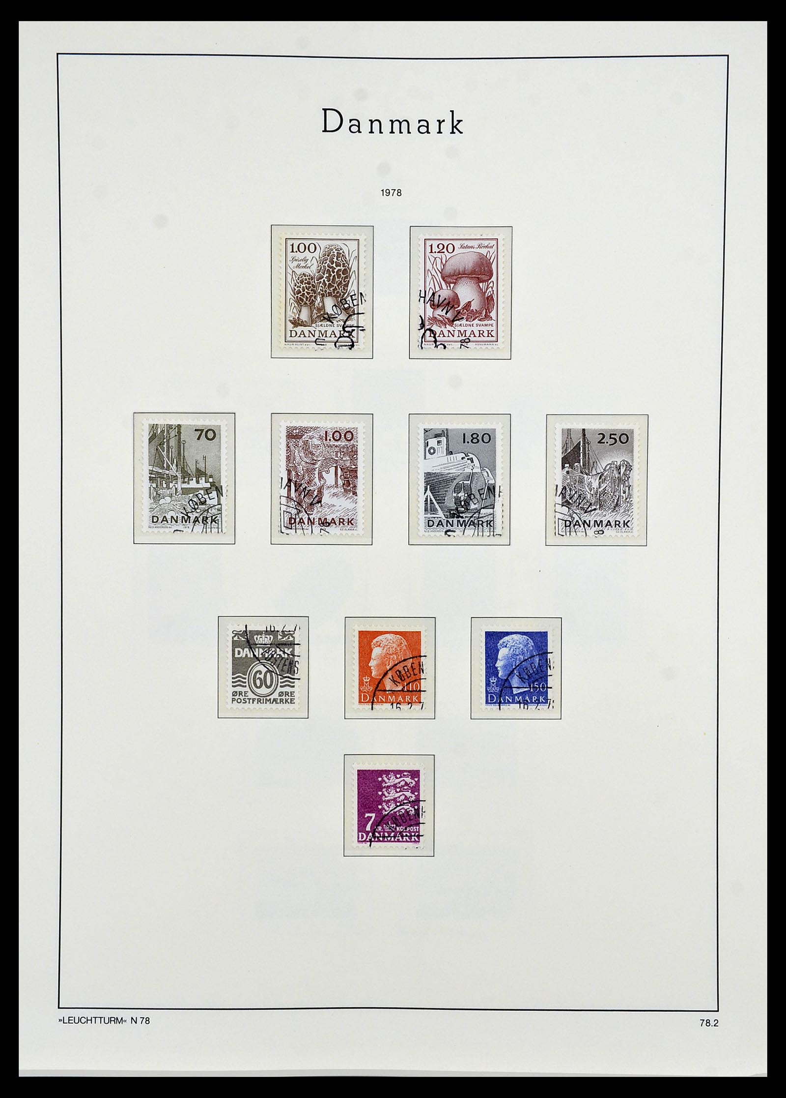 34165 057 - Postzegelverzameling 34165 Denemarken 1851-2004.