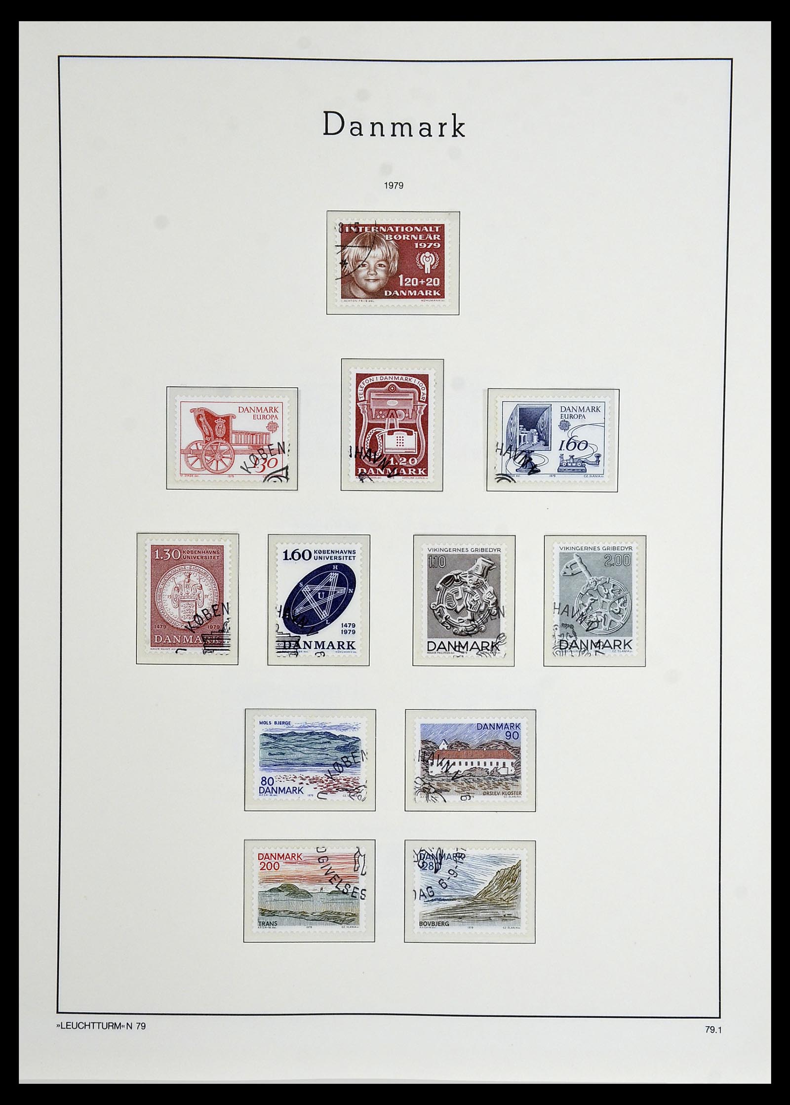 34165 058 - Postzegelverzameling 34165 Denemarken 1851-2004.