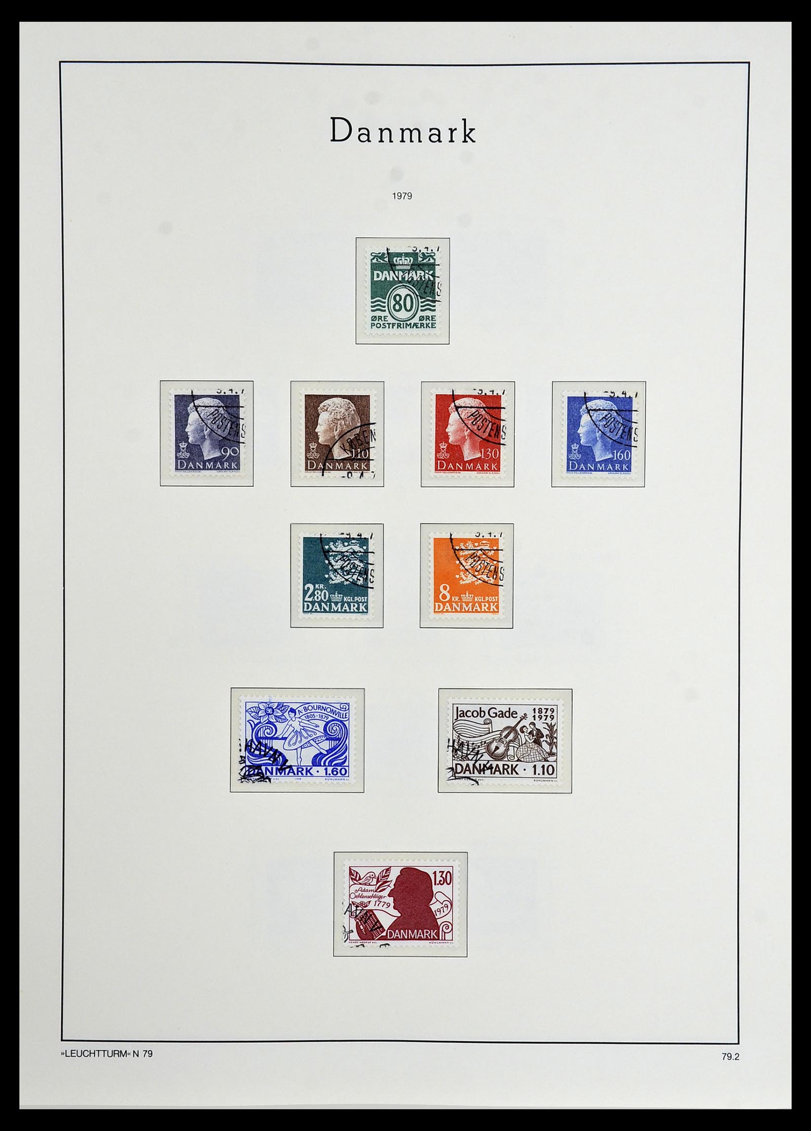 34165 059 - Postzegelverzameling 34165 Denemarken 1851-2004.