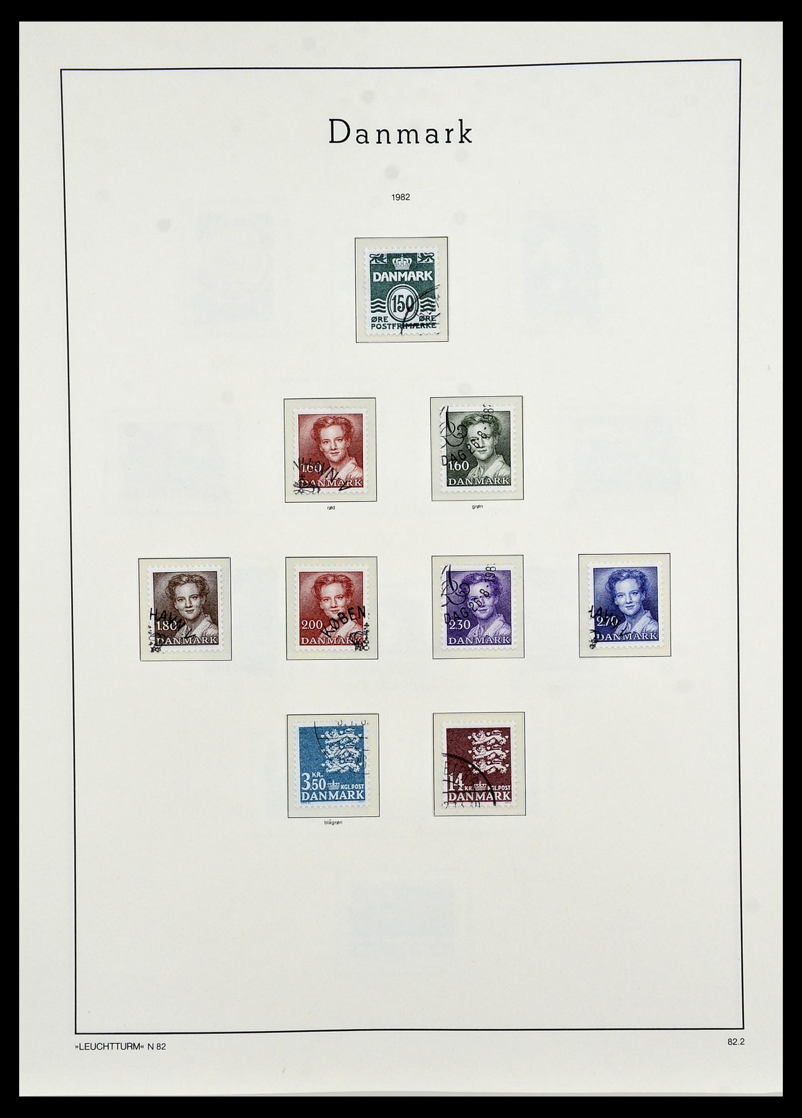 34165 065 - Postzegelverzameling 34165 Denemarken 1851-2004.