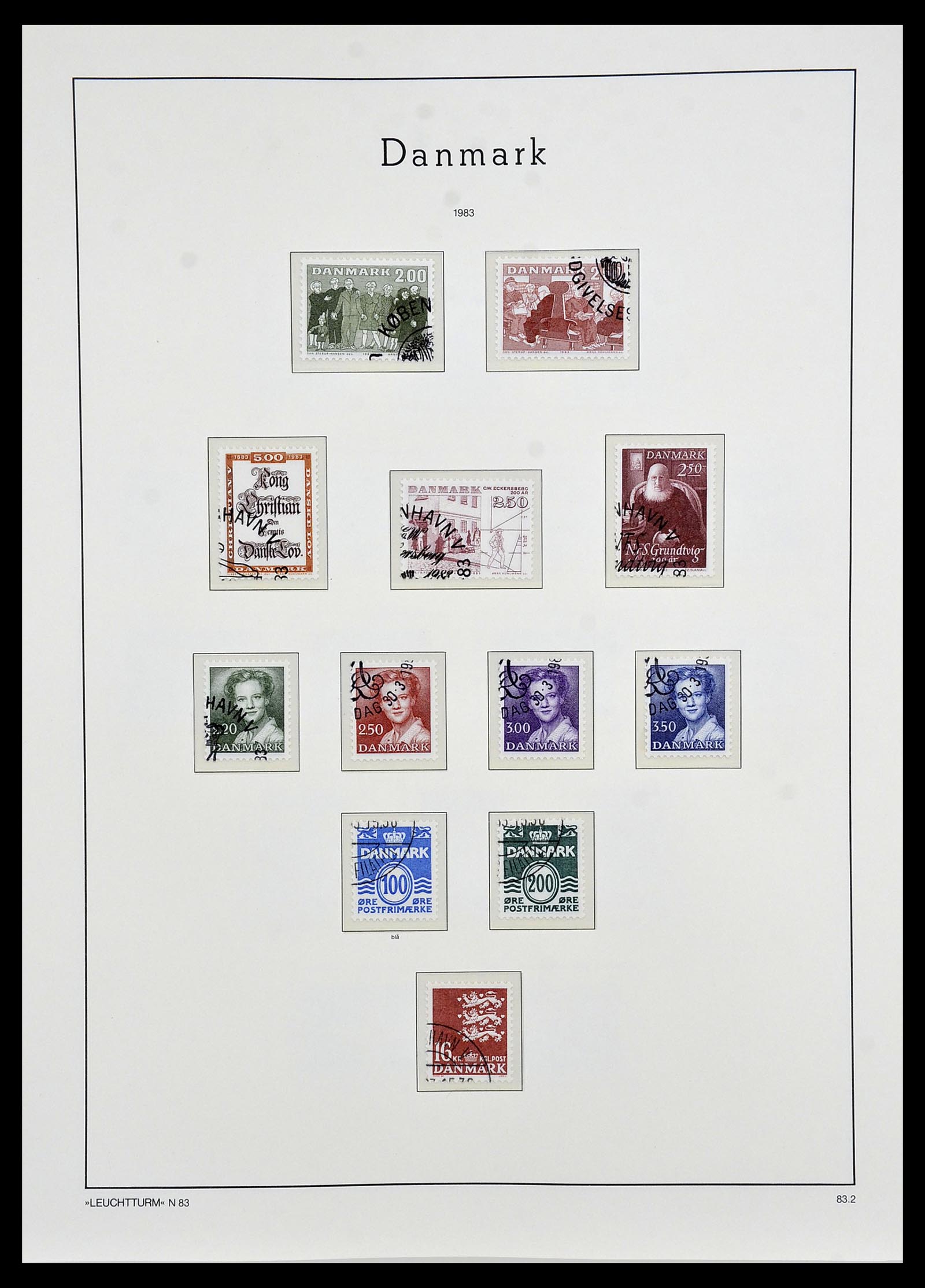 34165 067 - Postzegelverzameling 34165 Denemarken 1851-2004.