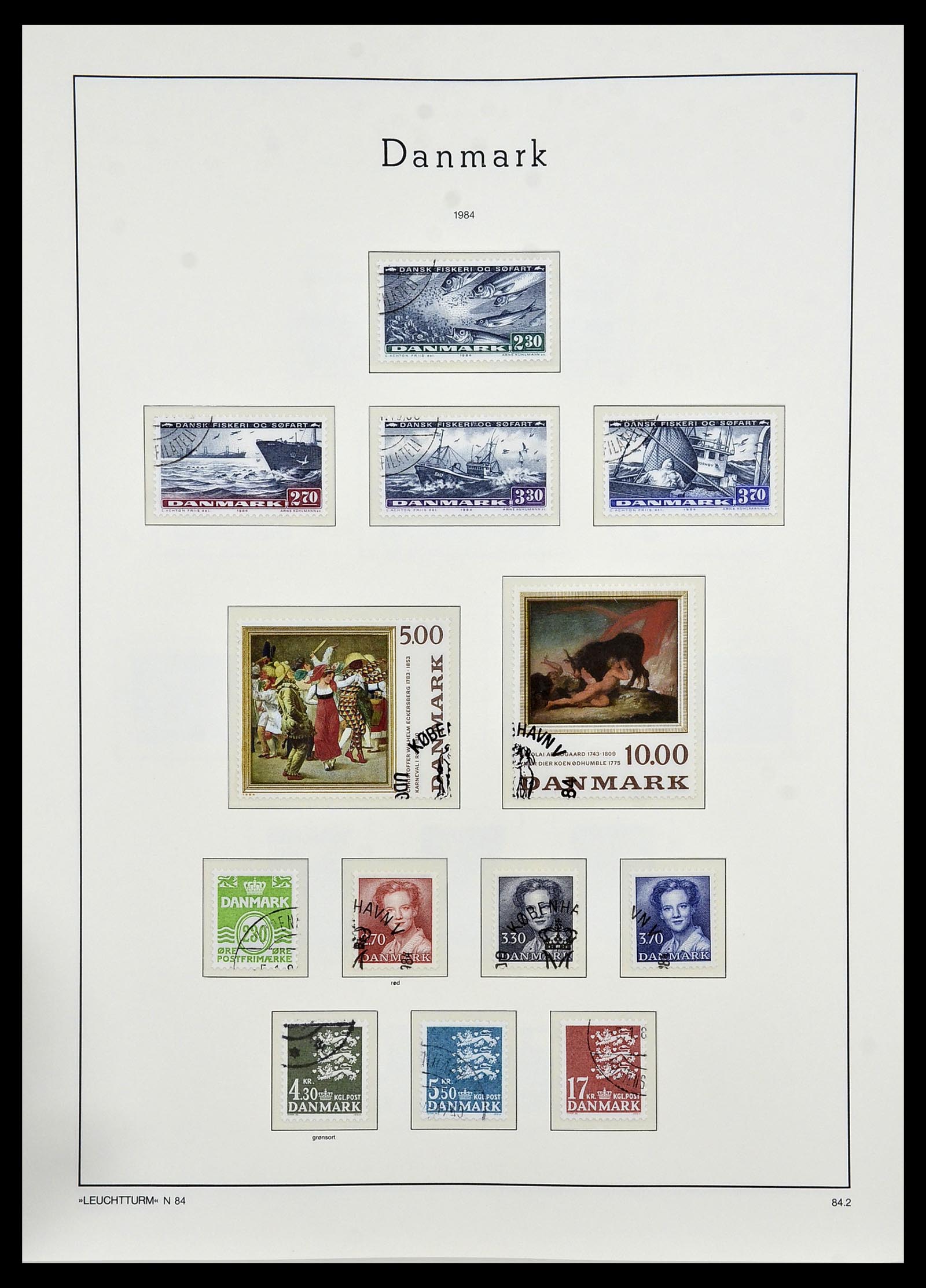 34165 069 - Postzegelverzameling 34165 Denemarken 1851-2004.